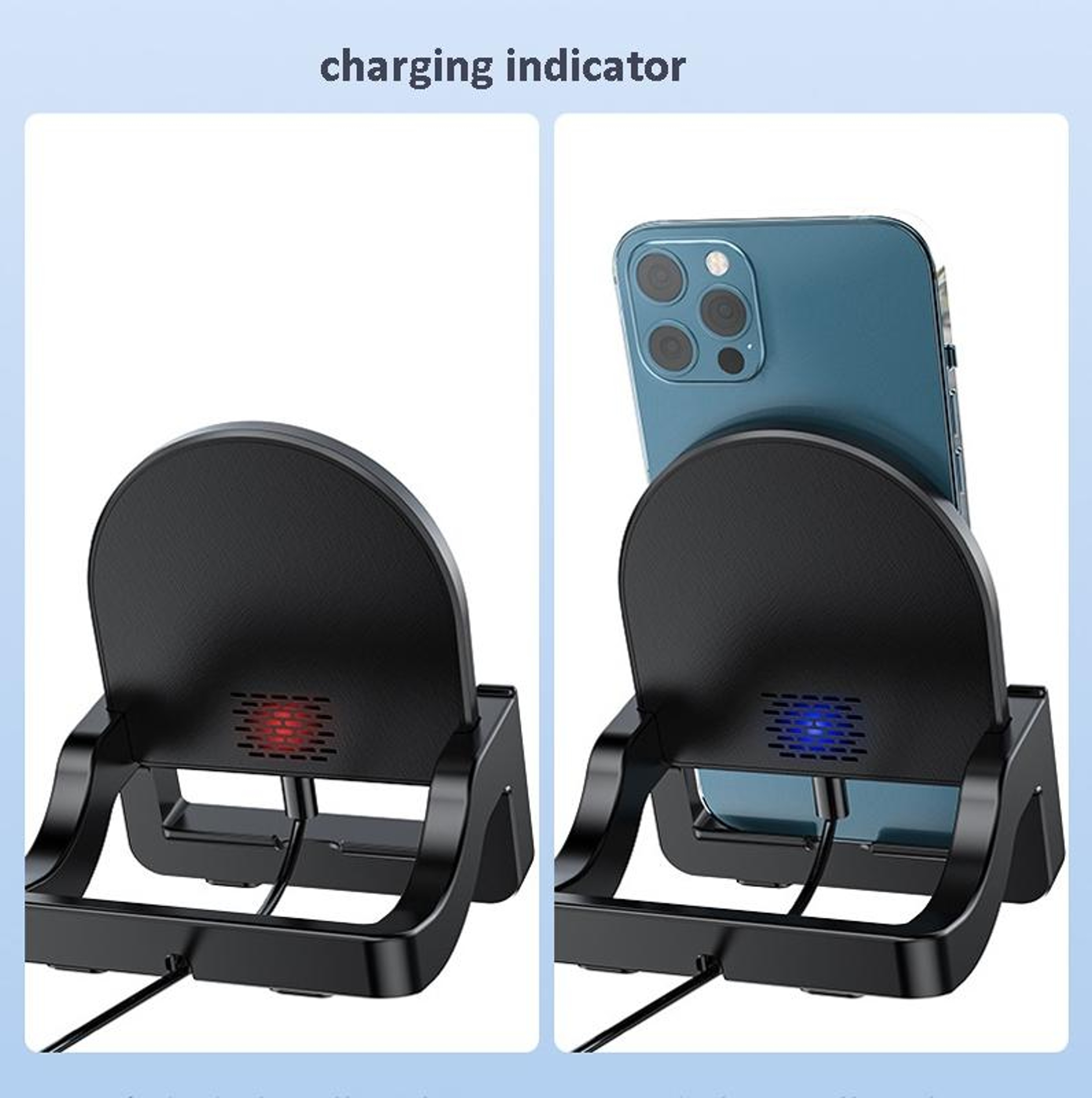 KH-18 15W Wireless Charger Qi Wireless Charging Stand with Adjustable Phone Holder – view 7