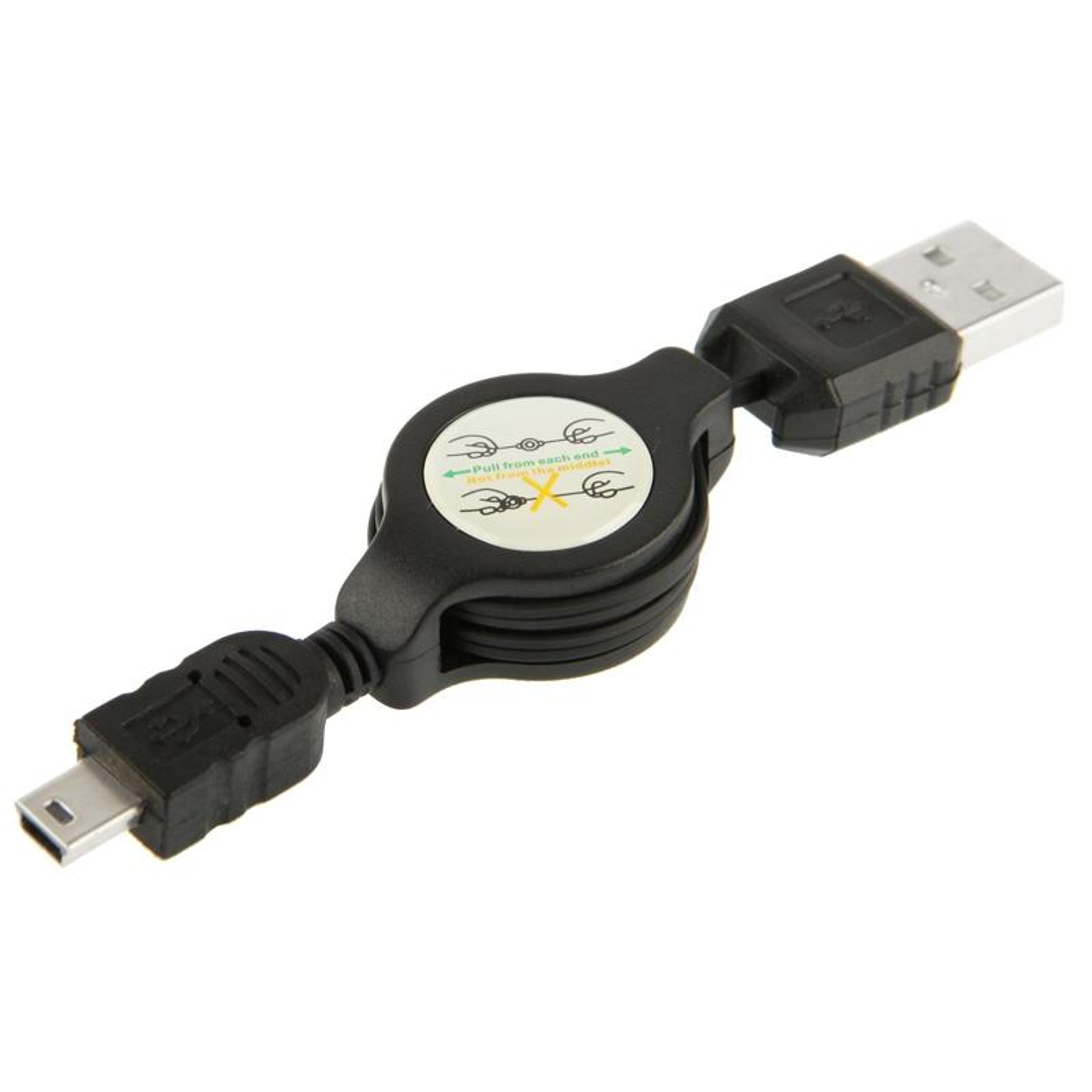 Retractable Mini USB Charging Cable For Motorola V3 MP3 MP4 GPS And Digital Cameras 1