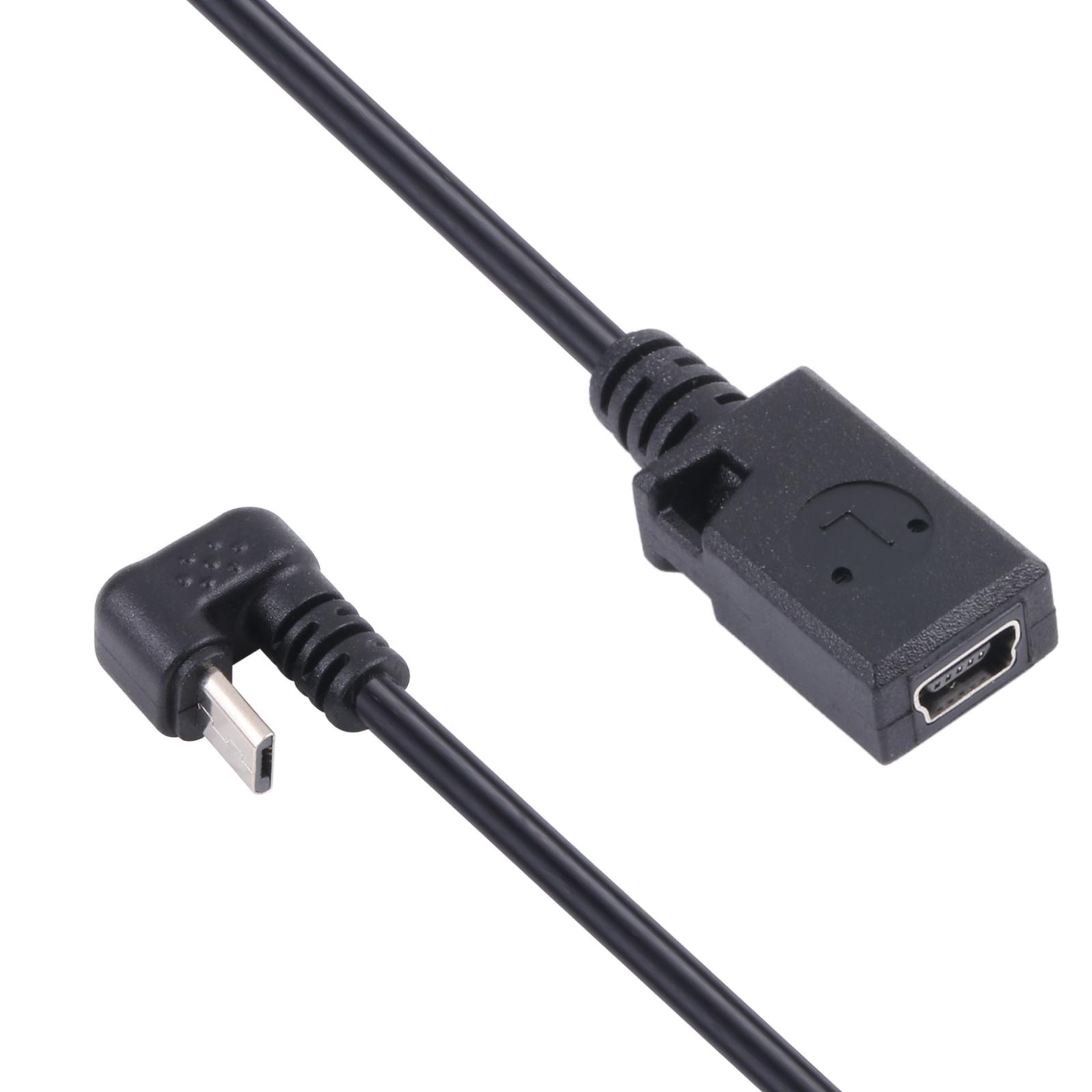 Mini USB Female To Micro USB Male Data Charging Cable Adapter For Fast Sync And Charging 2