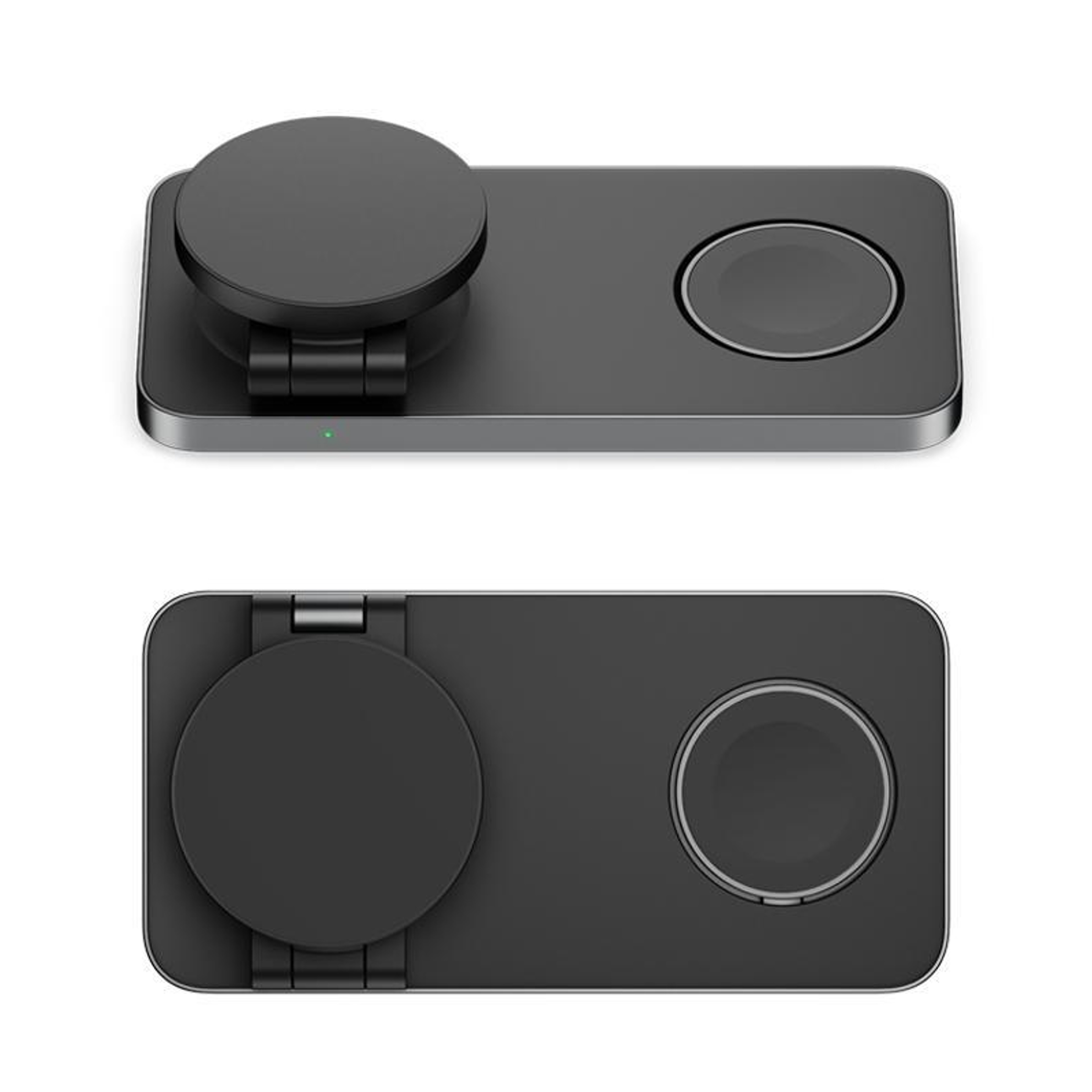 T8 3 in 1 Wireless Charger Foldable Magnetic Wireless Charging Dock for iPhone Apple Watch AirPods – view 2