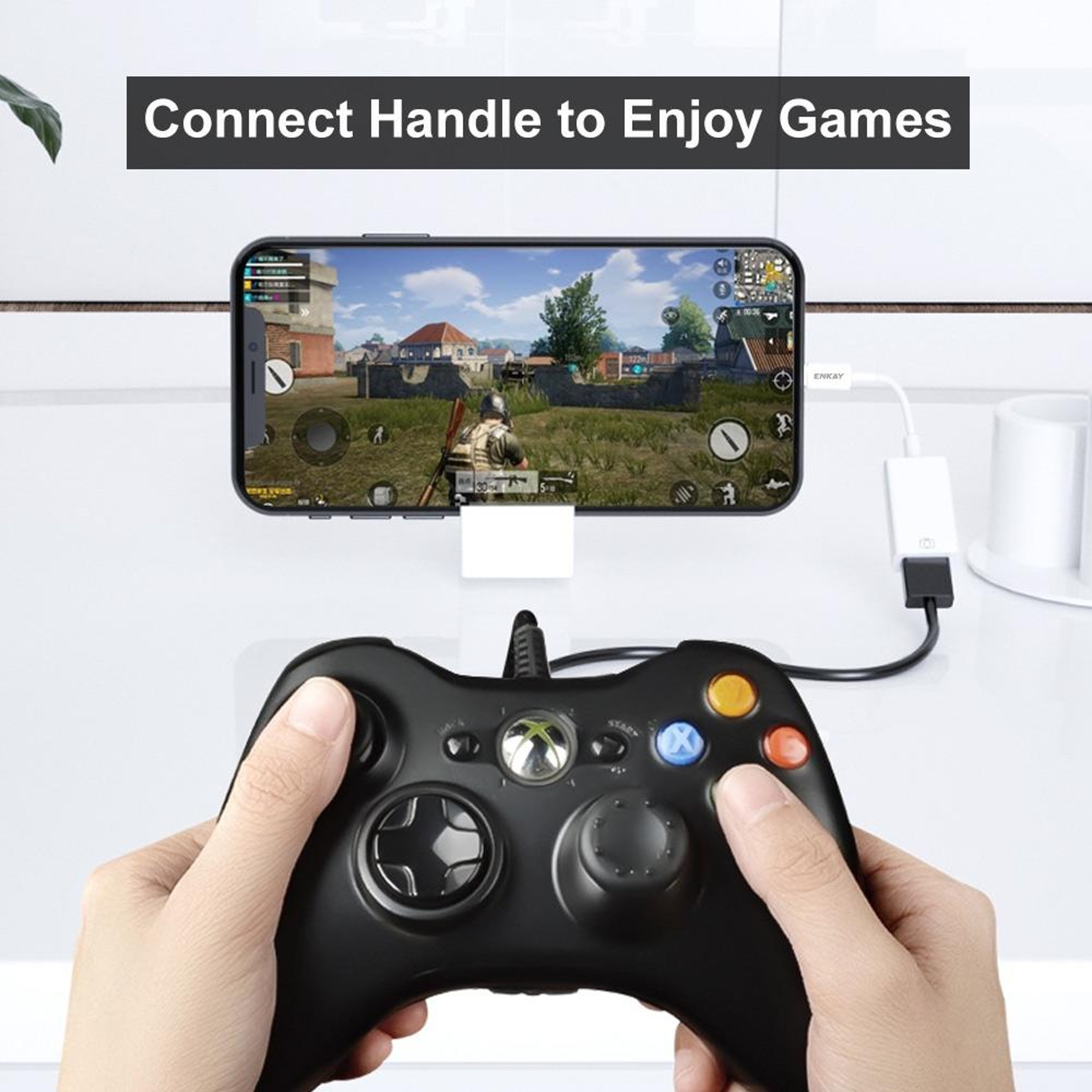 ENKAY Lightning To USB OTG Adapter USB Camera Adapter For IPhone IPad USB 30 Data Transfer Cable 6