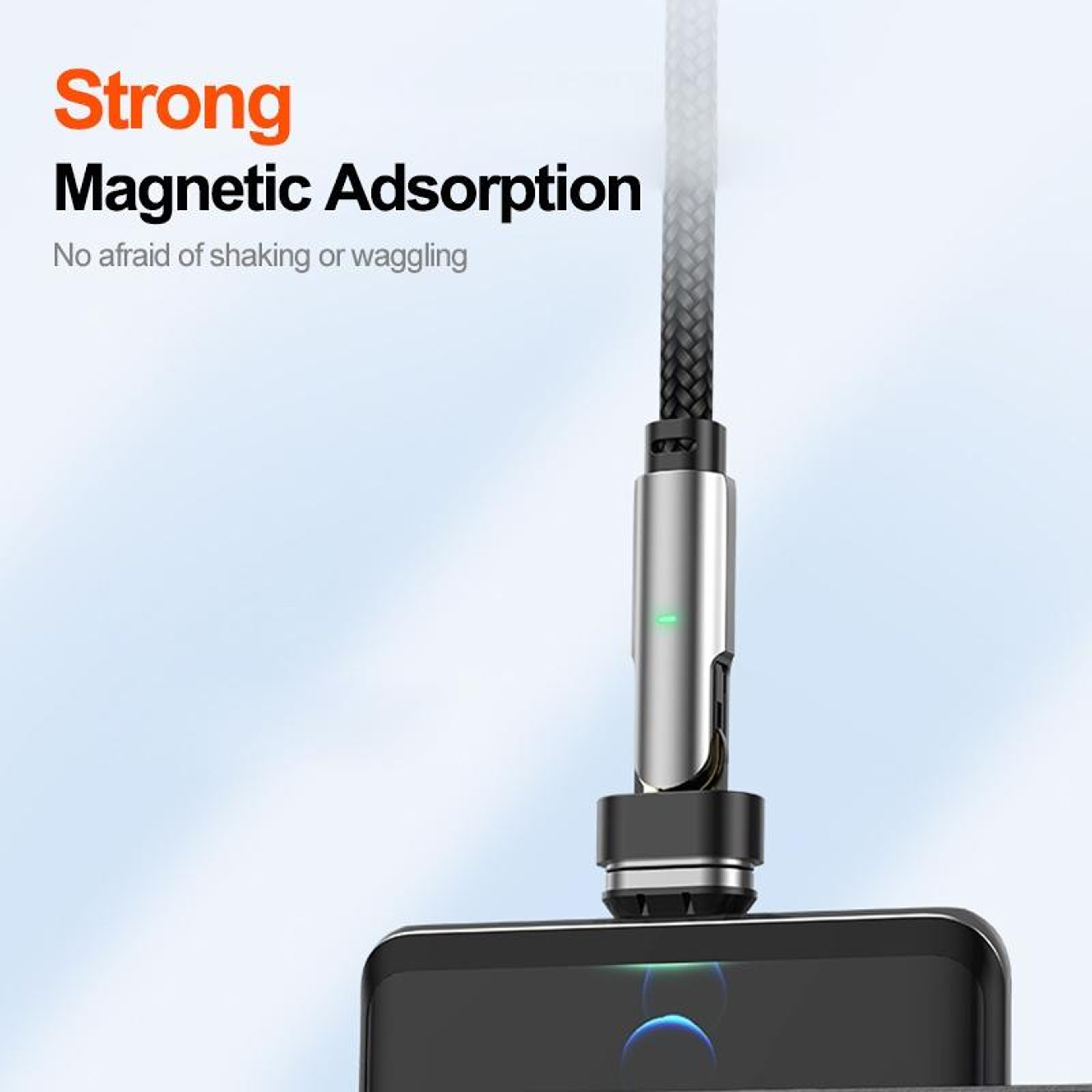 ENKAY 100W PD Fast Charging Cable 2 In 1 Magnetic Charging Cable With 180 Rotating USB C And Lightn 9
