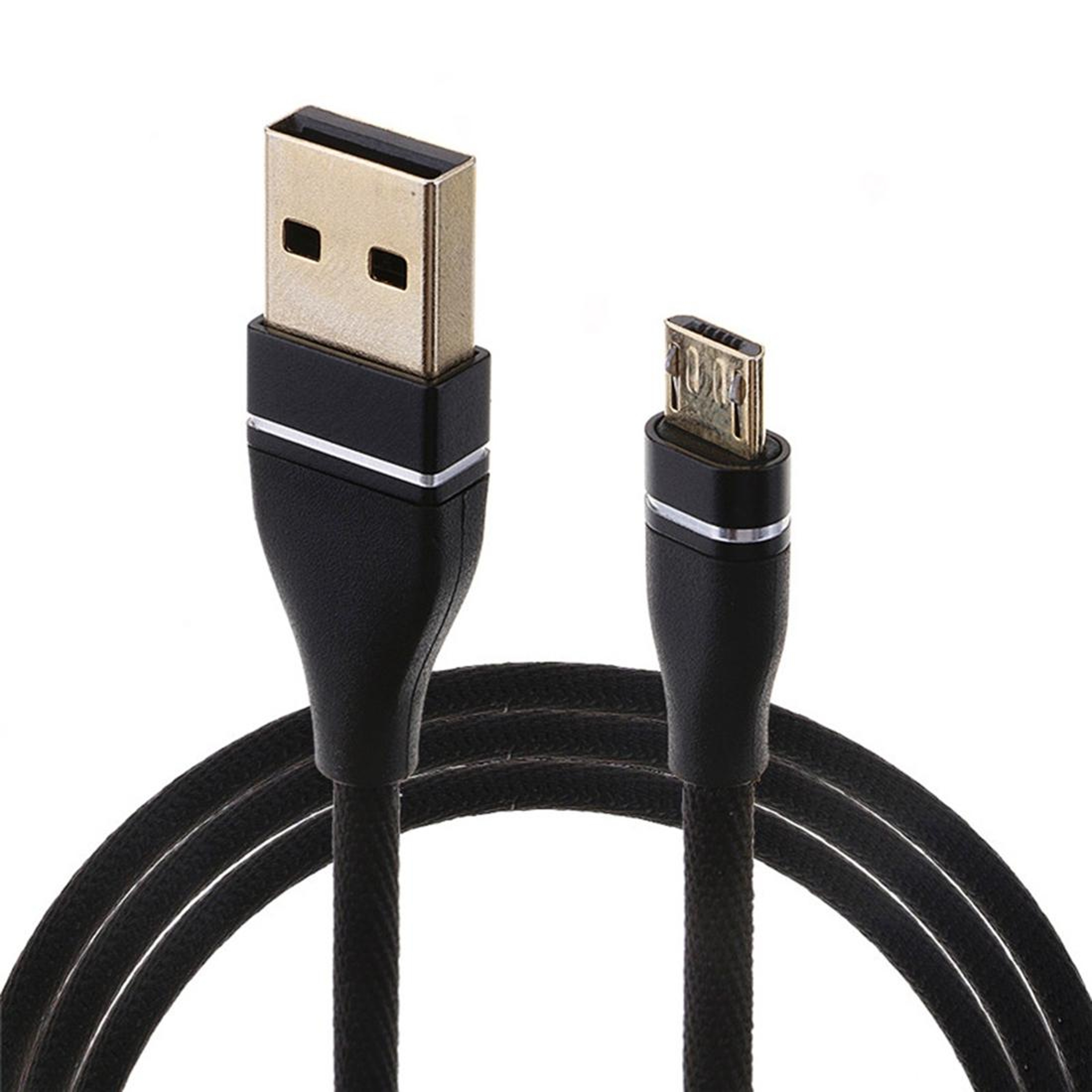 USB to Micro USB Cable 1M Fast Charging Nylon Braided Micro USB Charging Cable for Android Devices – view 2