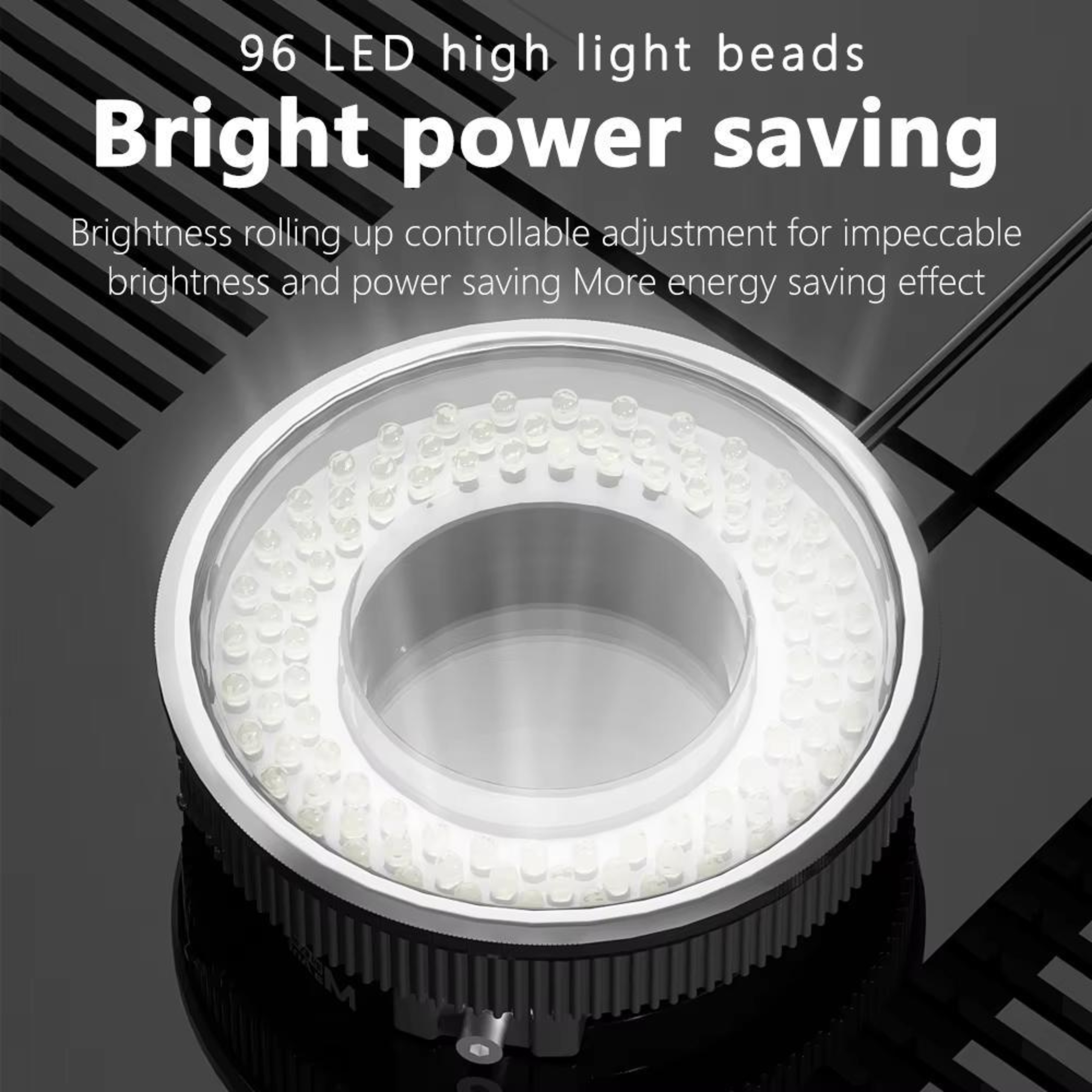 MaAnt MY038 Microscope Ring Light 96 LED Polarized LED Light For Phone Repair Microscopes 9