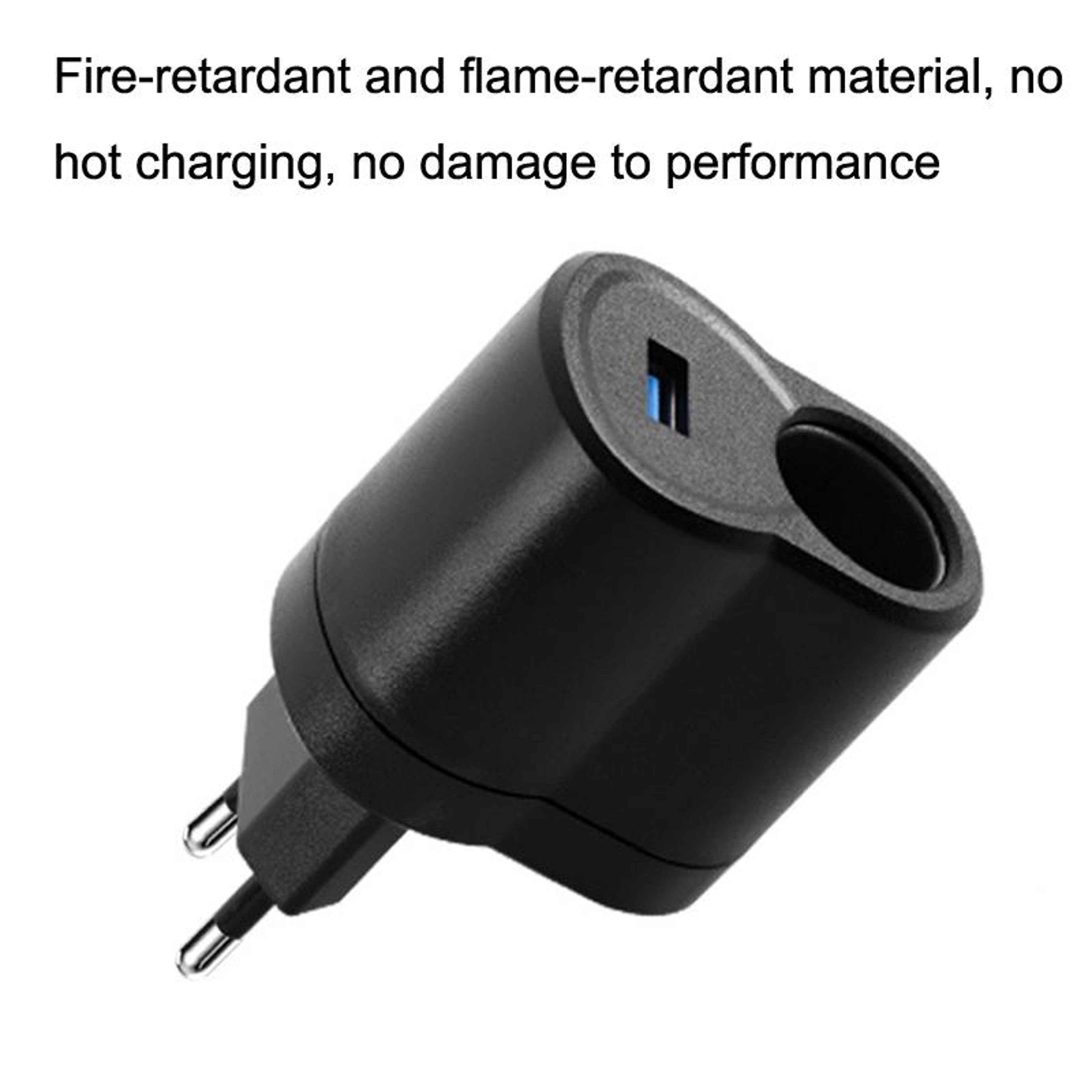 US Plug AC To DC Car Adapter 12V Cigarette Lighter Socket Converter With USB Power Output 4