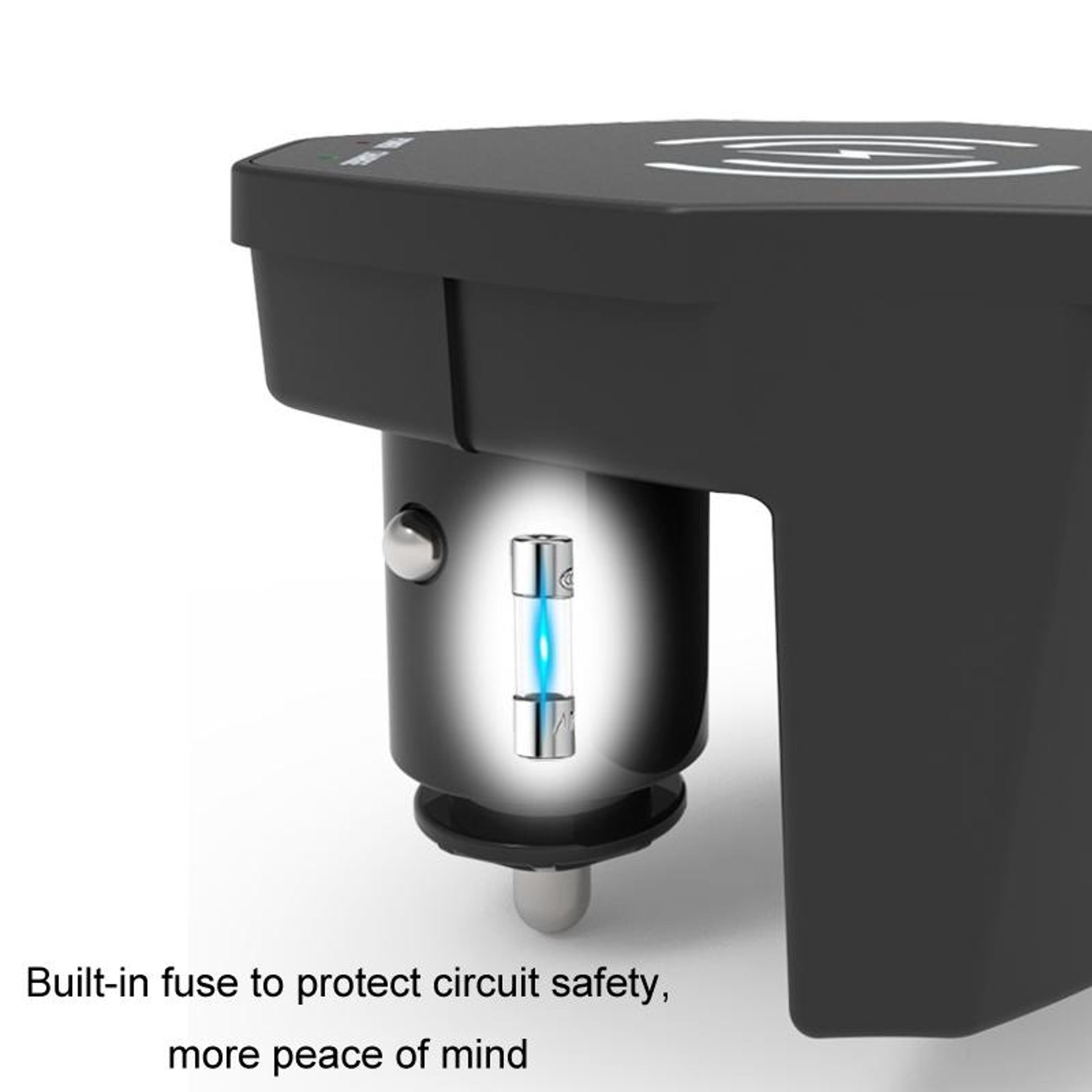 Audi A6L Magnetic Wireless Car Charger 15W Fast Charging Cigarette Lighter Phone Mount – view 3