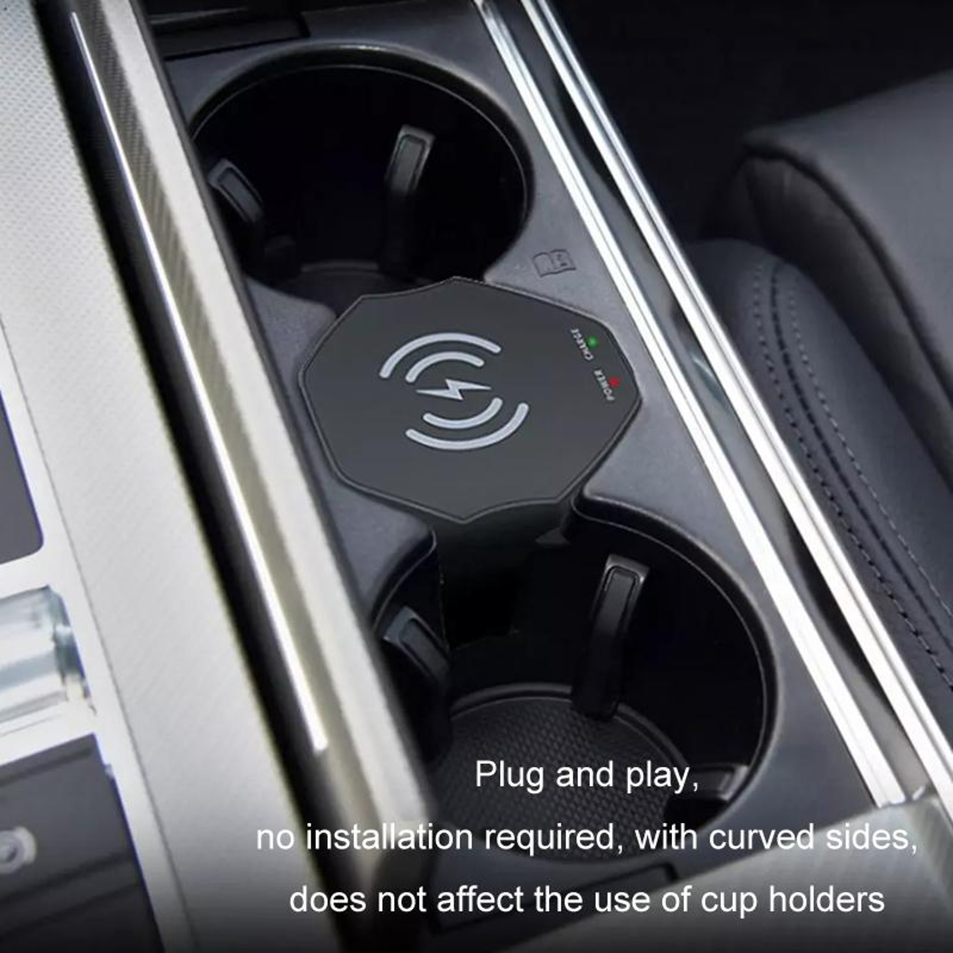 Audi A6L Magnetic Wireless Car Charger 15W Fast Charging Cigarette Lighter Phone Mount – view 5