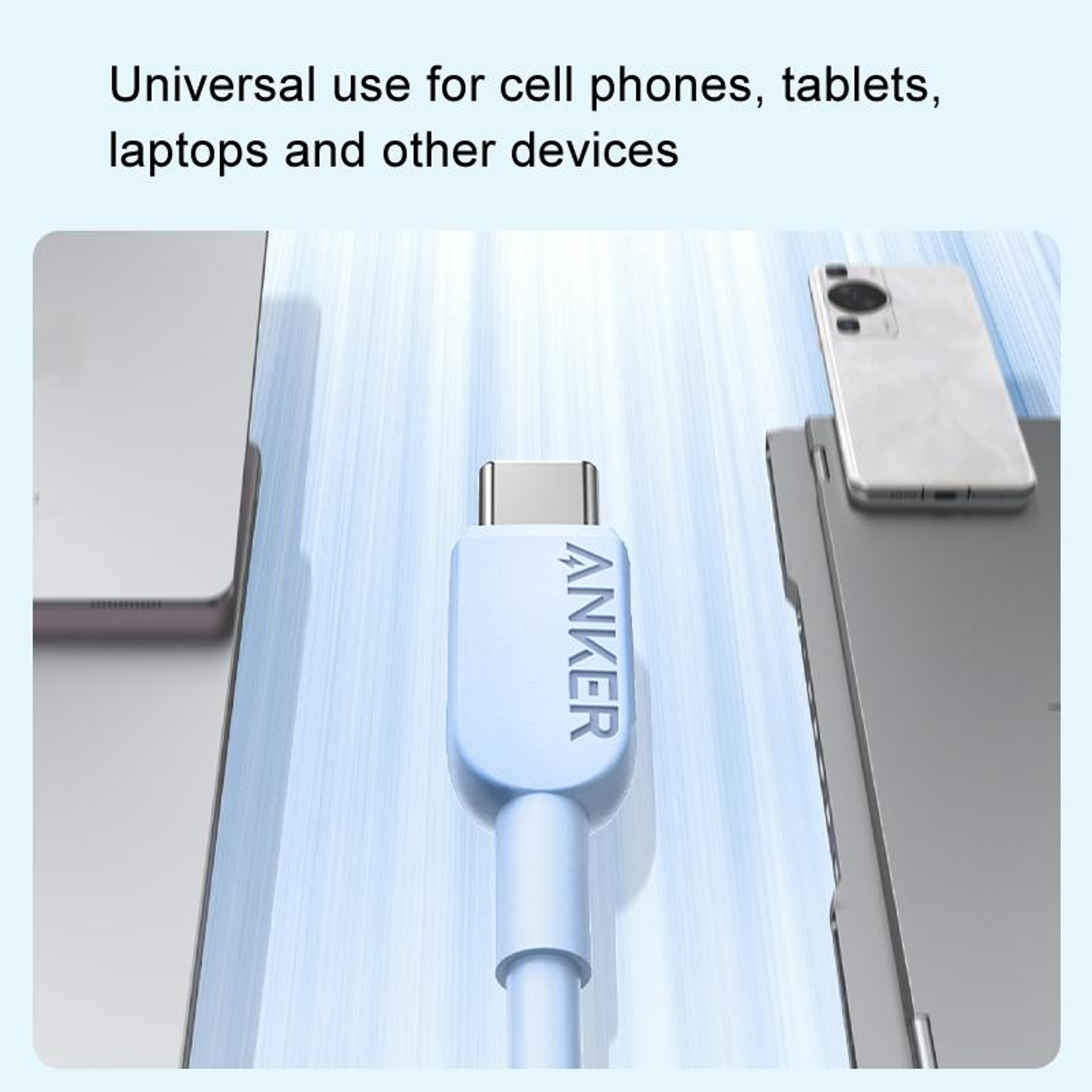 Anker 60W Fast Charging USB C to USB C Cable 1.8M Durable USB C Data Cable – view 7