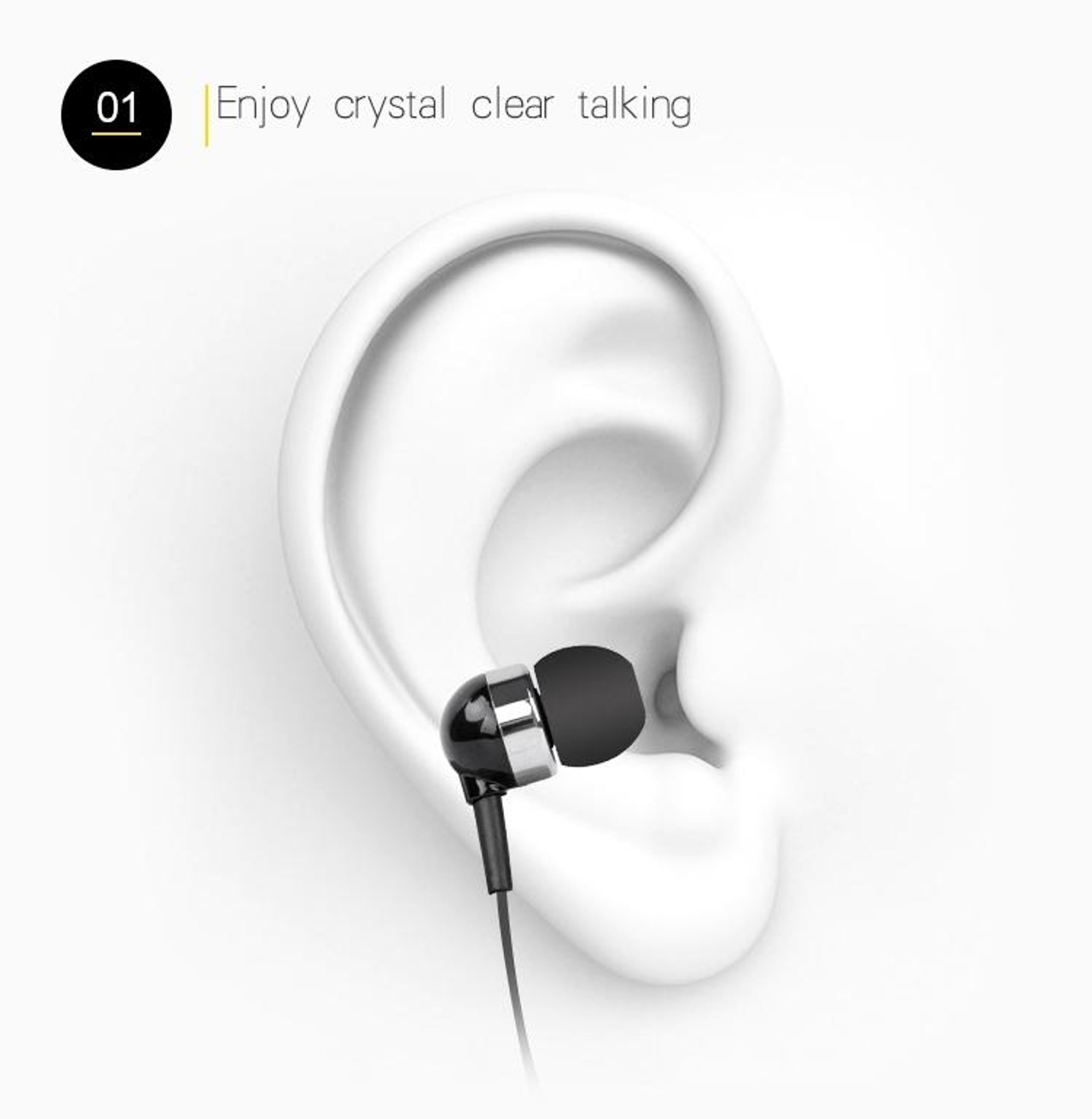 Fineblue F980 Bluetooth Headset With Retractable Cable Dual Device Pairing And Noise Reduction 2