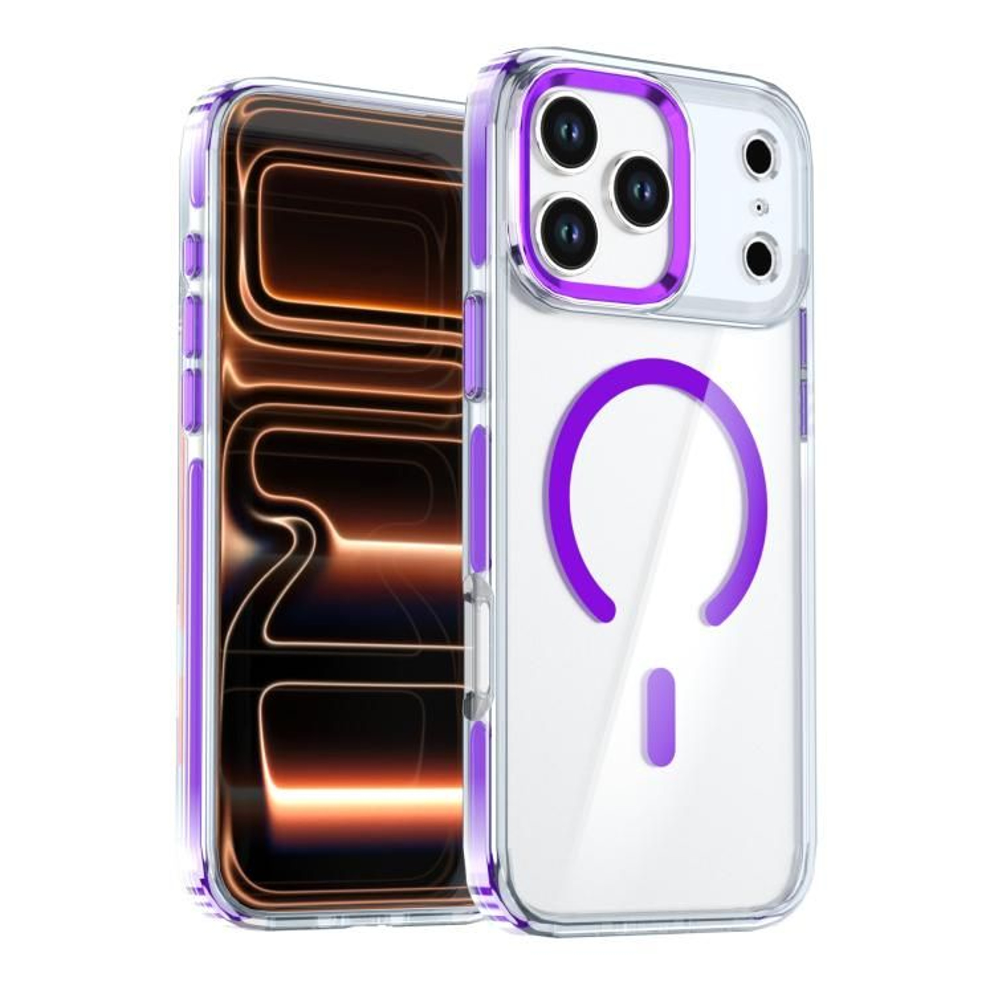 Clear Magnetic MagSafe Case For IPhone 17 Pro Max Slim Shockproof Transparent Cover 10