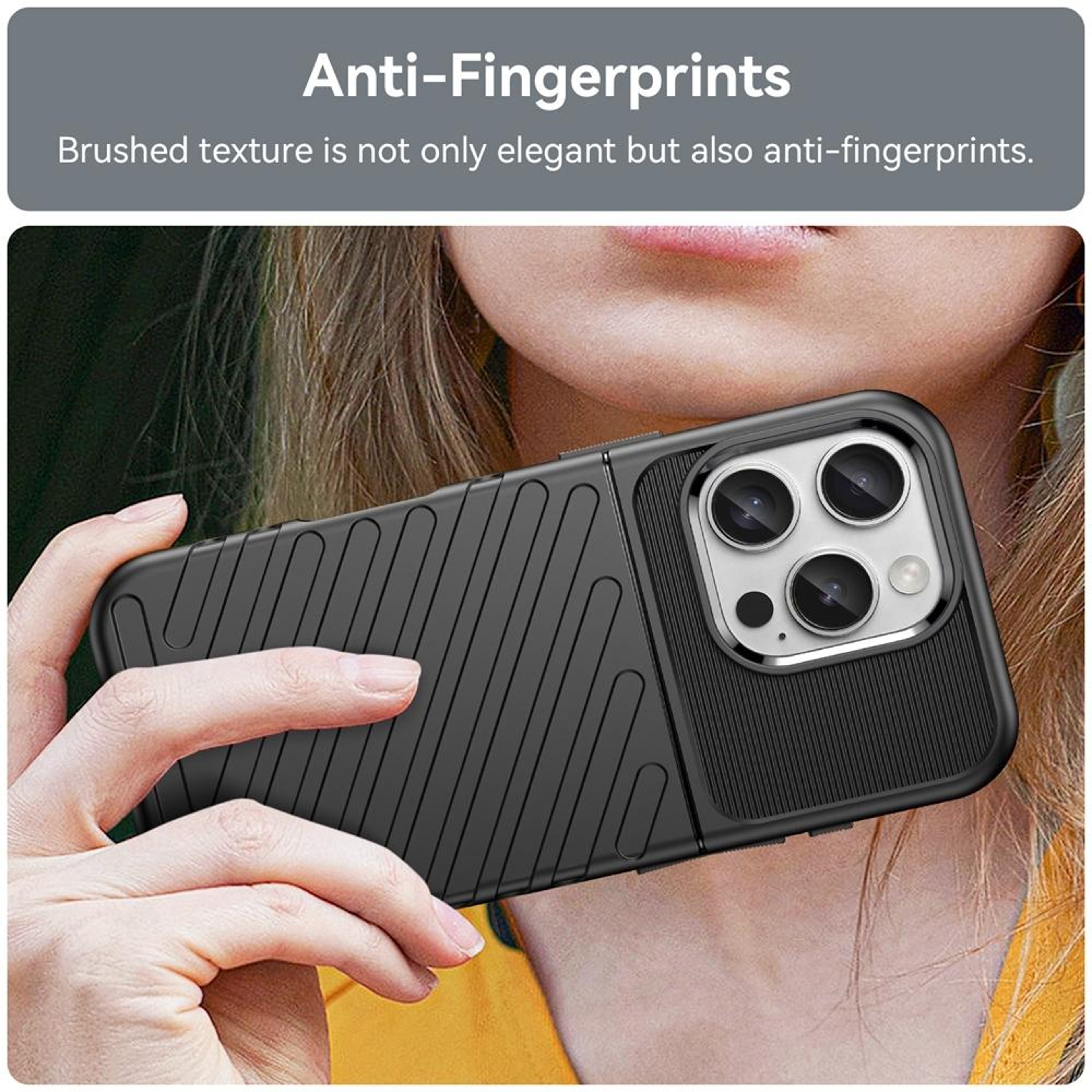 IPhone 16 Pro Shockproof TPU Case Slim Protective Soft Phone Cover 4