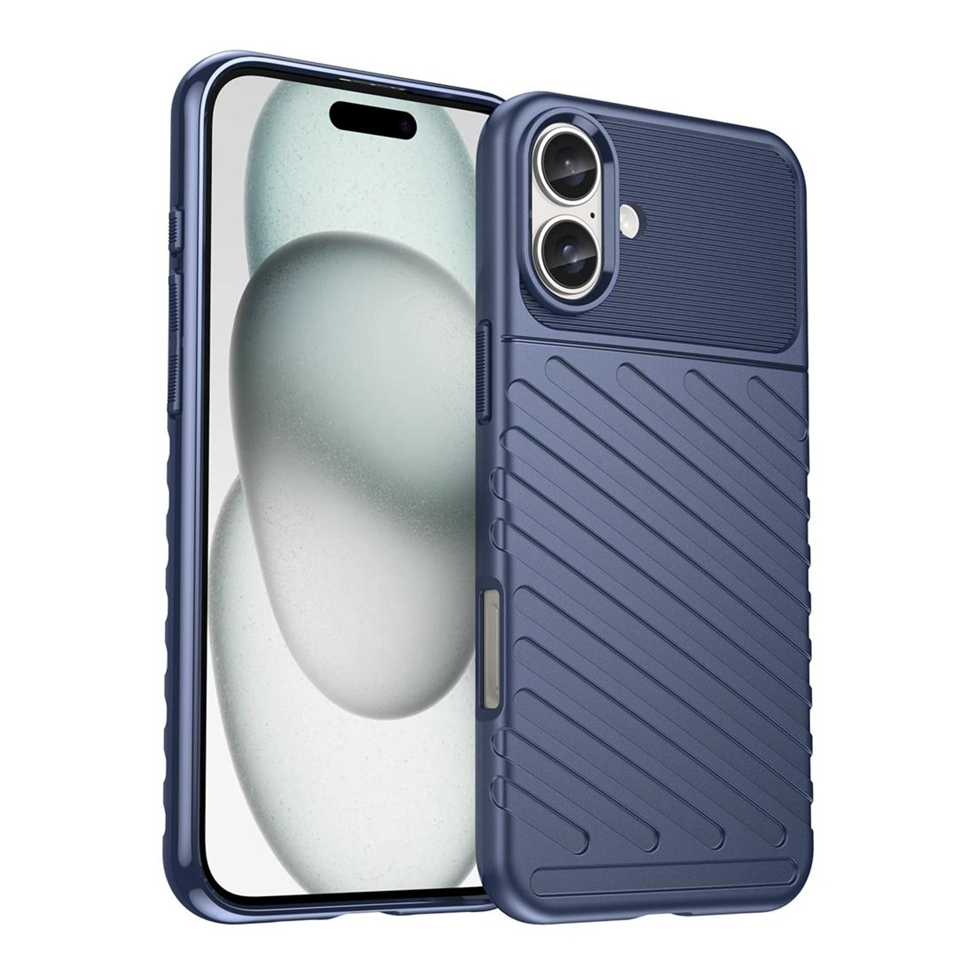 IPhone 16 Plus Shockproof TPU Case Slim Protective Soft Phone Cover 0