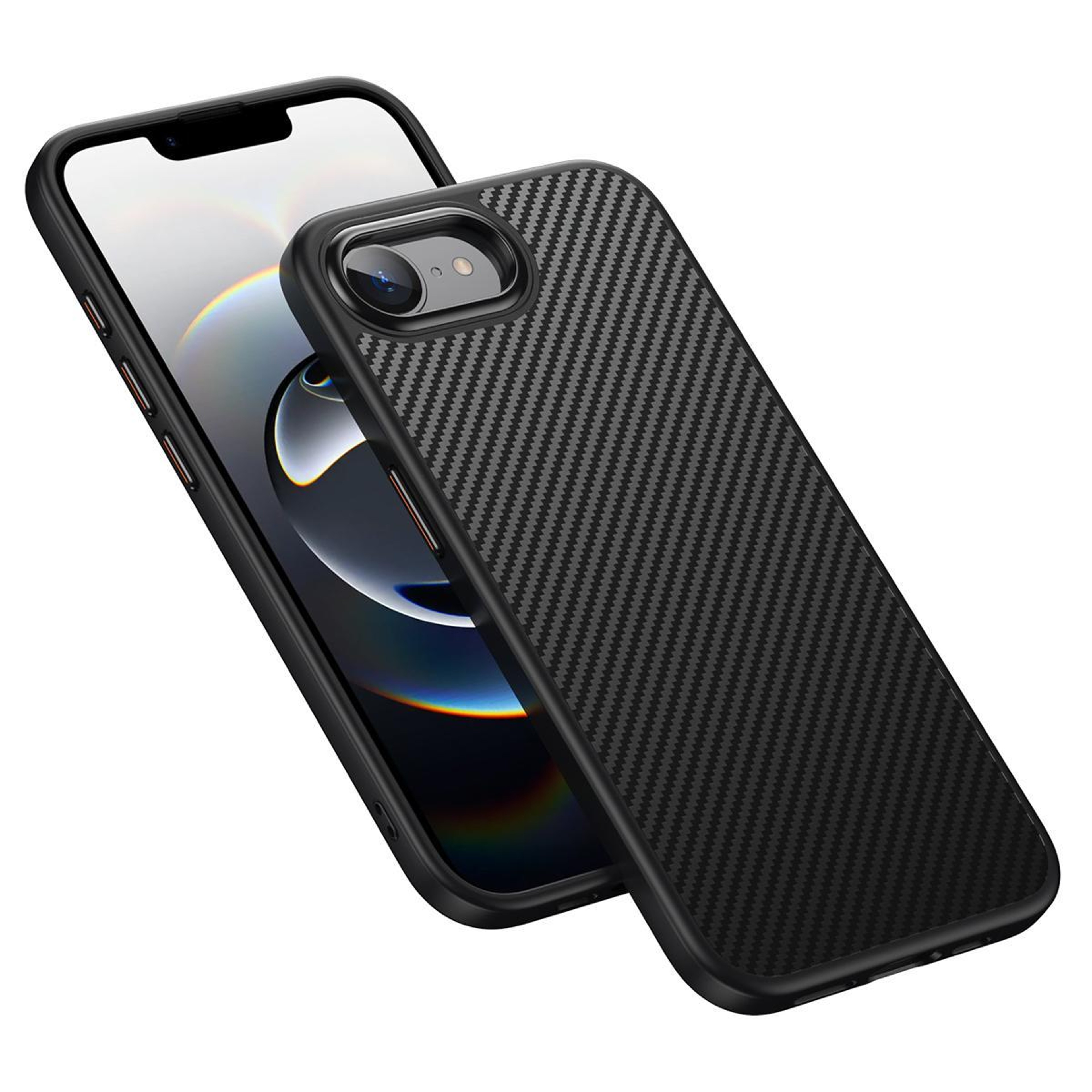 Magnetic Shockproof Kevlar Fiber Texture Phone Case for iPhone 17e 16e Slim Protective Cover – view 2