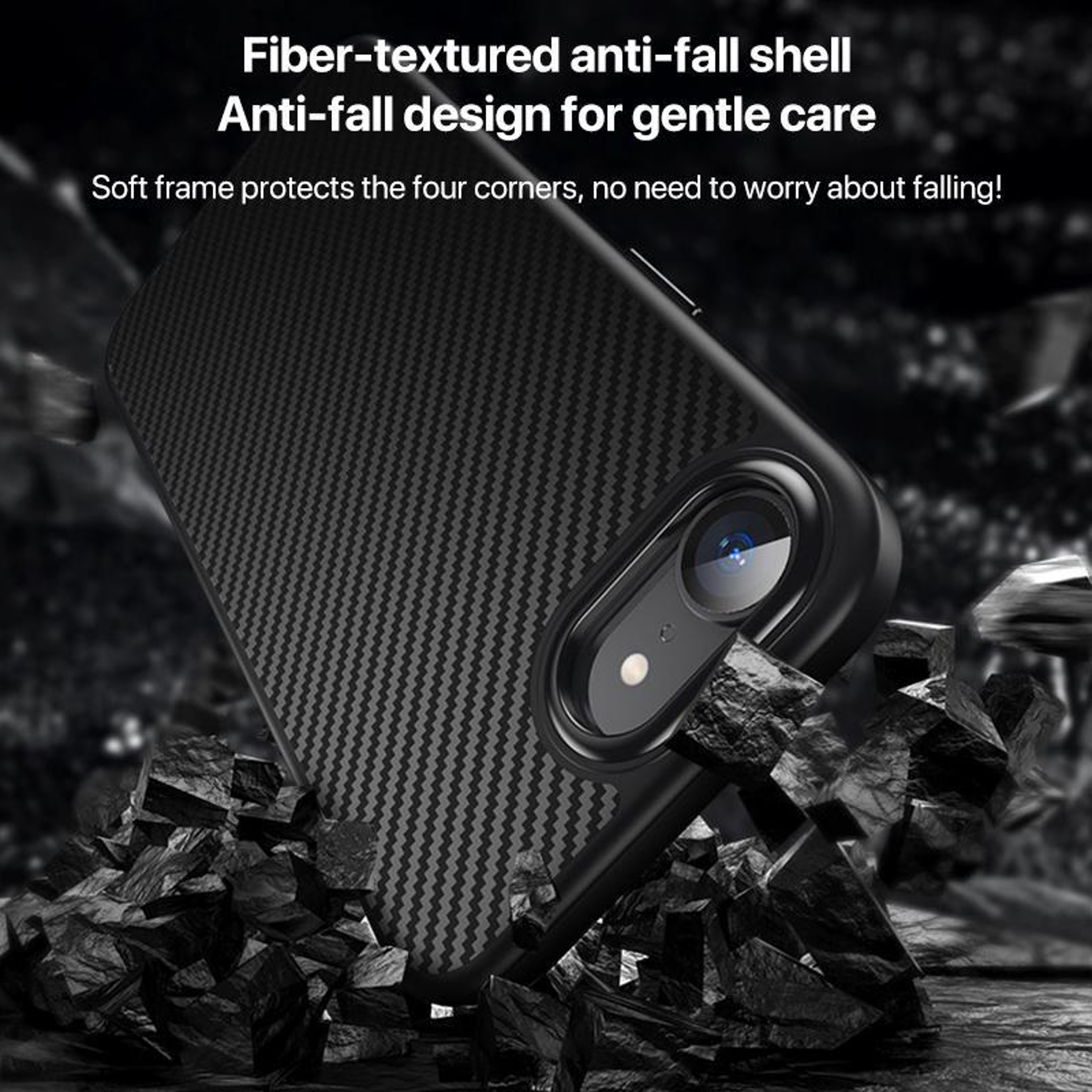 Magnetic Shockproof Kevlar Fiber Texture Phone Case for iPhone 17e 16e Slim Protective Cover – view 7