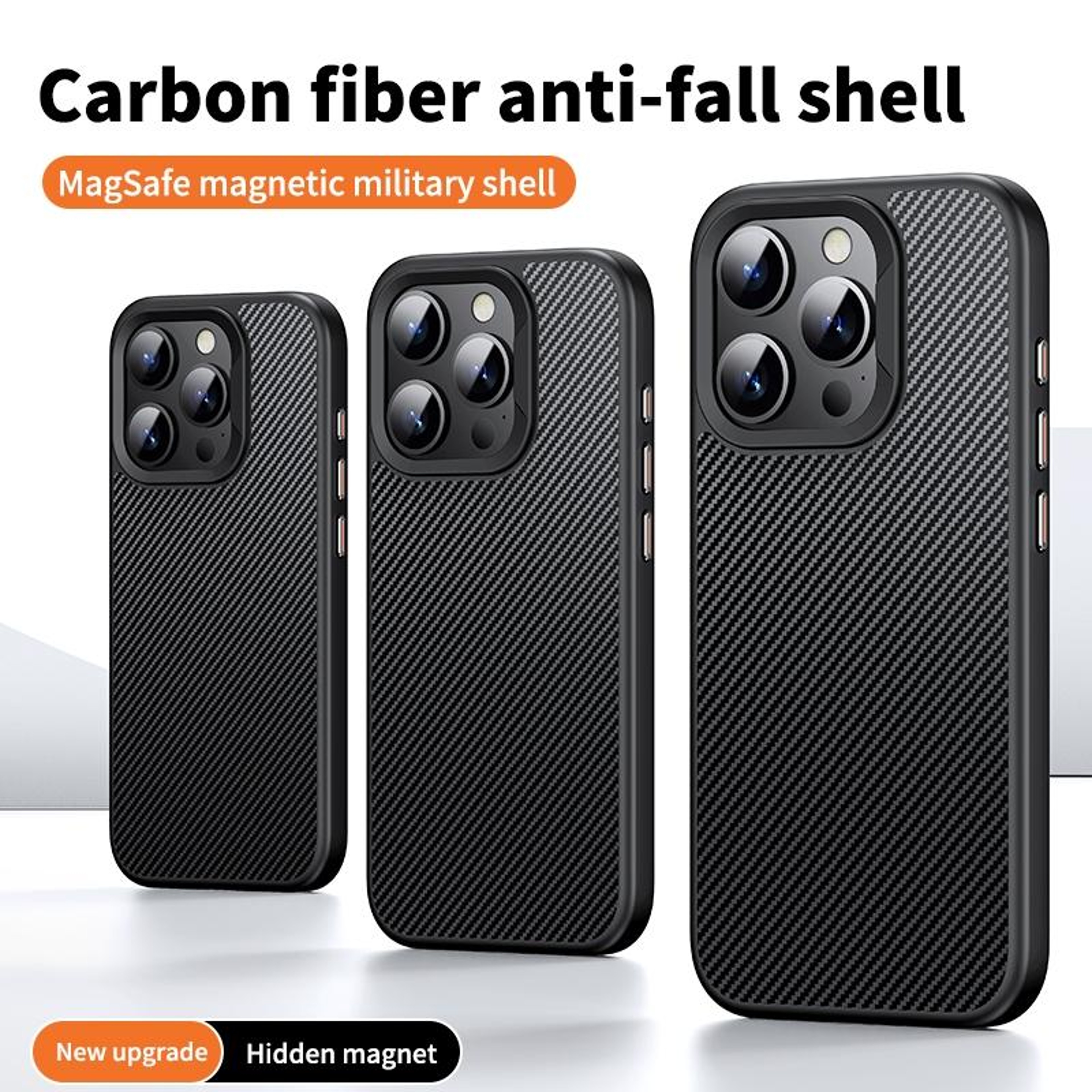 For iPhone 15 Pro Kevlar Fiber MagSafe Magnetic Shockproof Protective Case – view 2