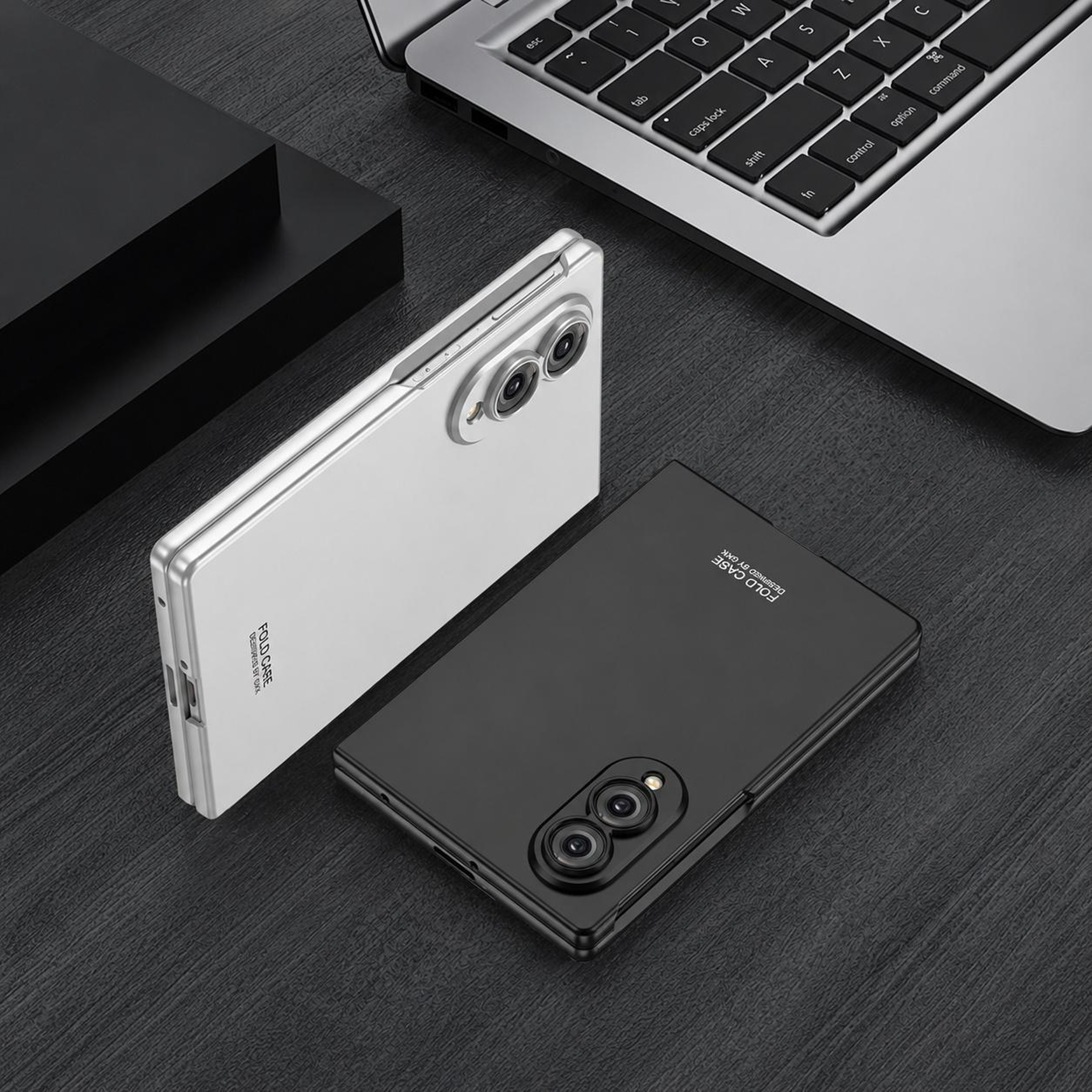 GKK Galaxy Z Fold8 5G Case Ultra Thin Full Coverage Protective Case with Built In Screen Protector Black – view 4