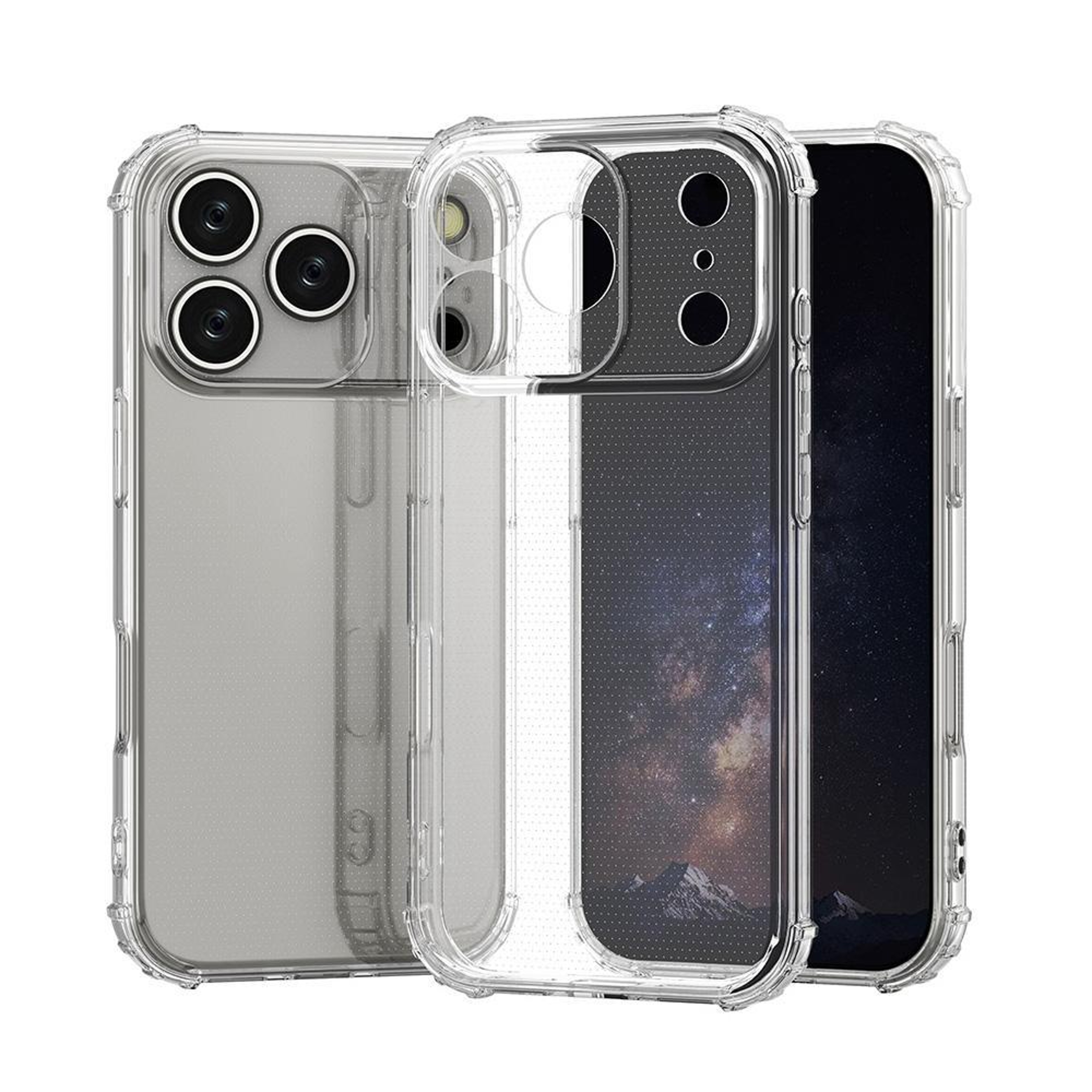 iPhone 17 Pro Clear TPU Case with Four Corner Shockproof Protection – view 4