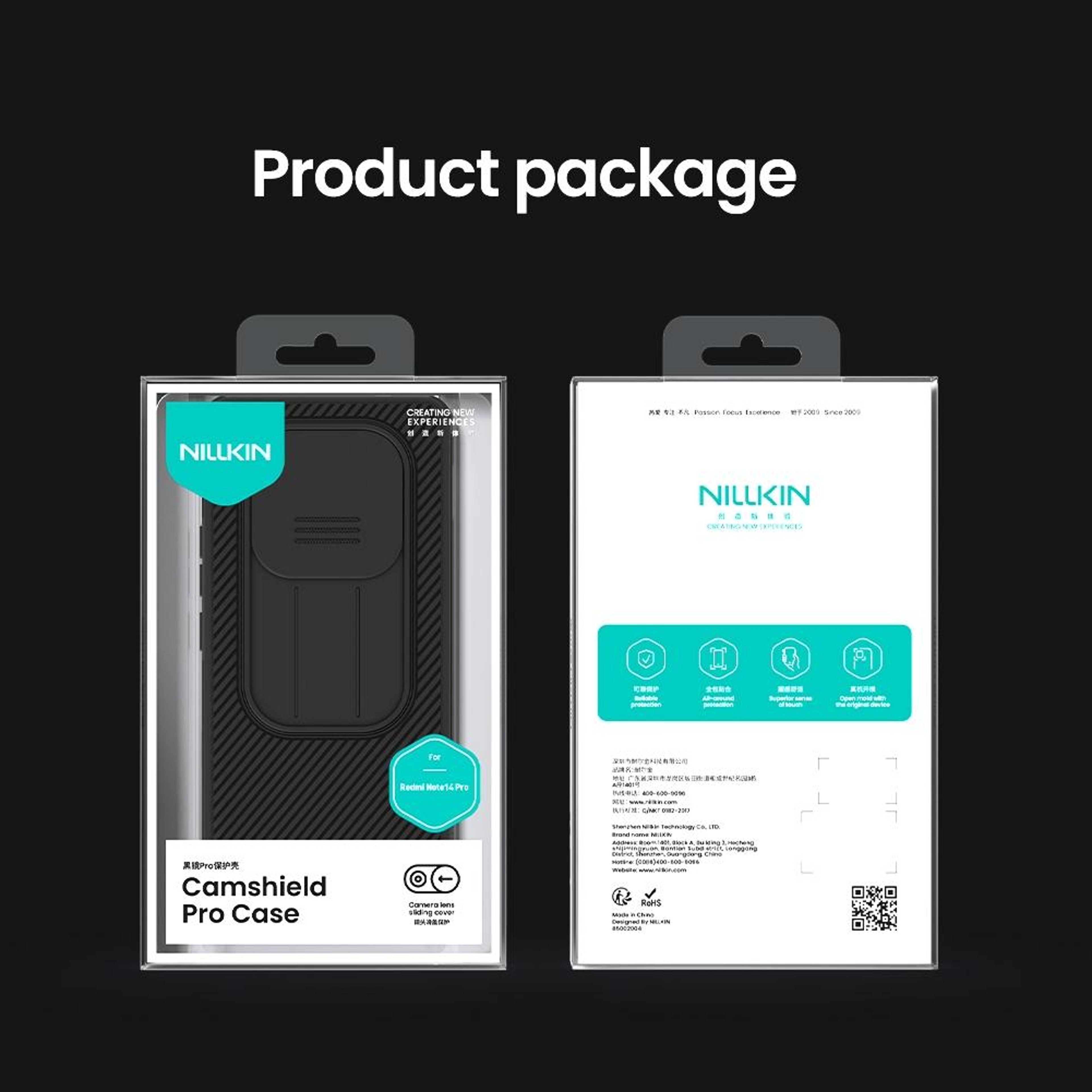 NILLKIN CamShield Pro Redmi Note 14 Pro 5G Case With Sliding Camera Cover Shockproof Protection 2
