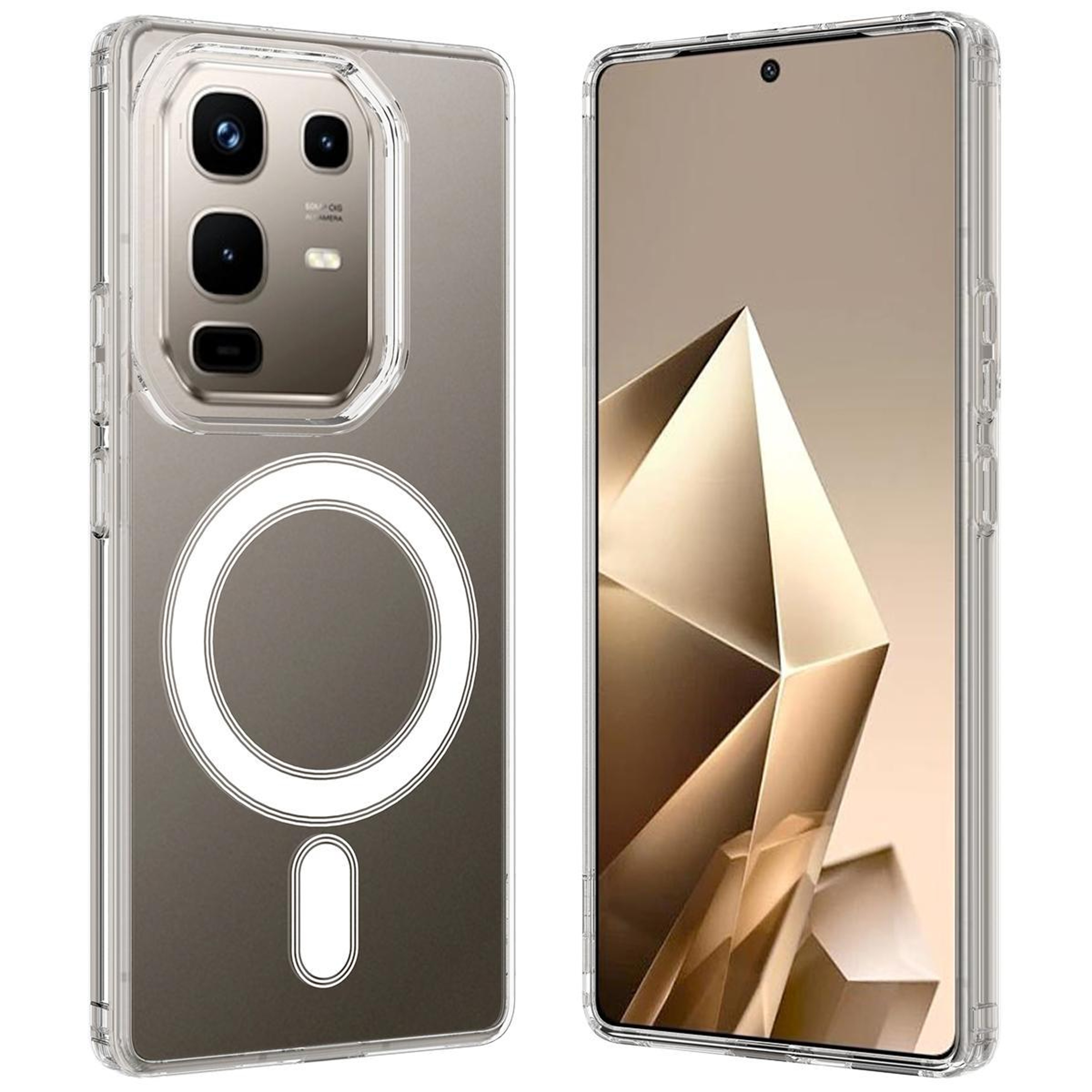 MagSafe Clear Hybrid Phone Case for Infinix Note 50 50 Pro 50s with Shockproof Acrylic Protection – view 2