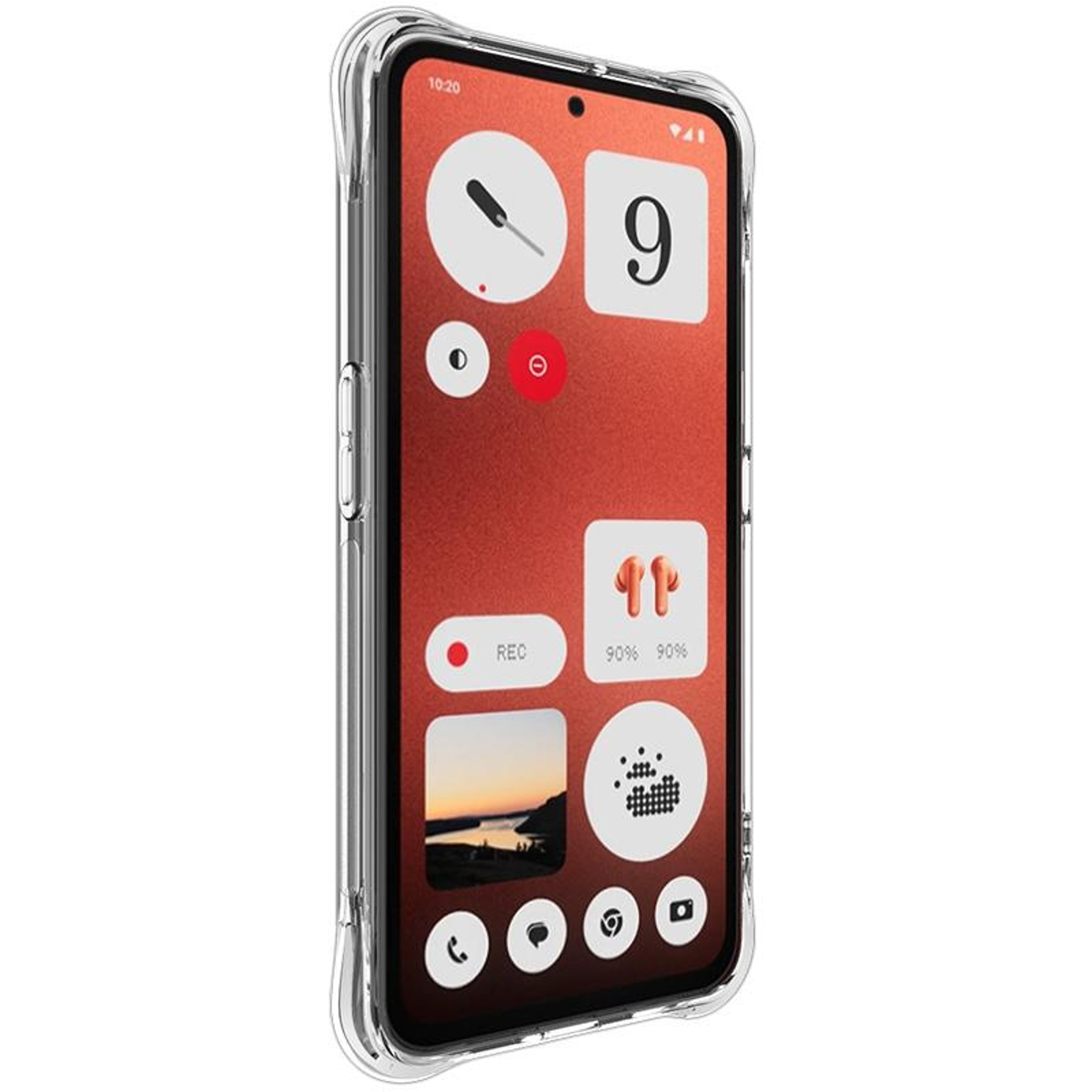 IMAK Nothing CMF Phone 1 Case Clear Shockproof TPU Case With Airbag Drop Protection 1
