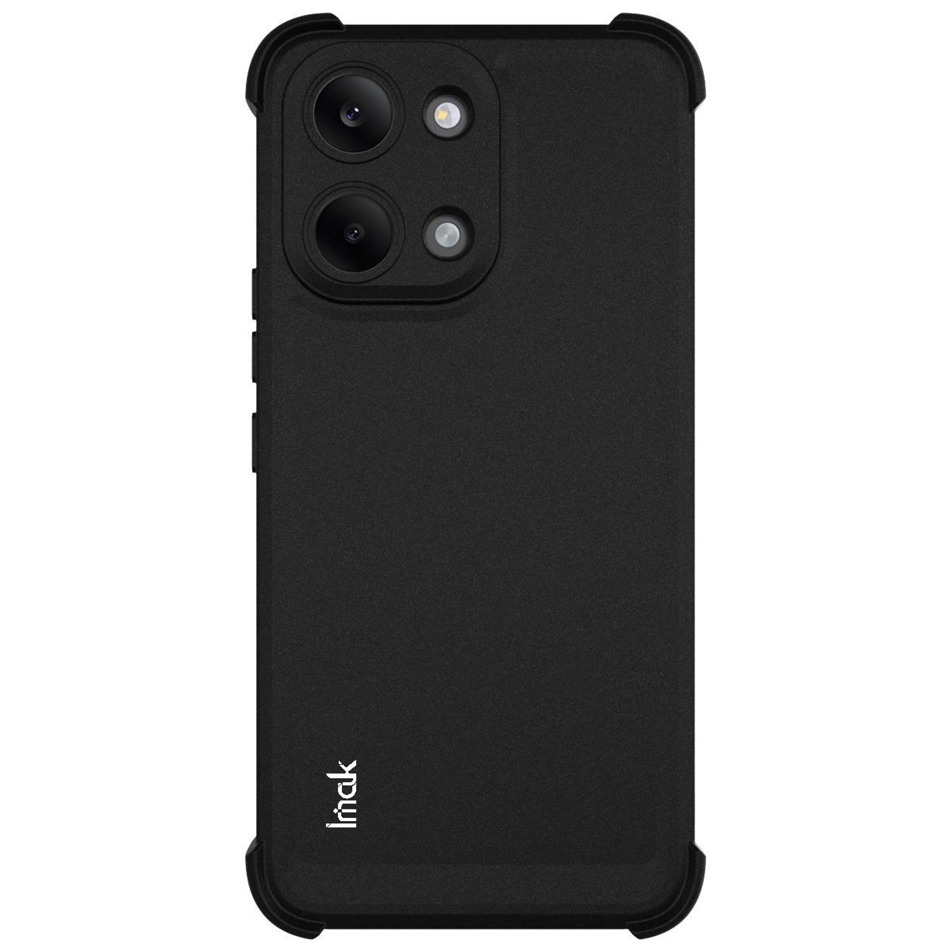 IMAK Shockproof TPU Phone Case for Redmi Turbo 5 Max Poco X8 Pro Max Matte Black Airbag Cover – view 2