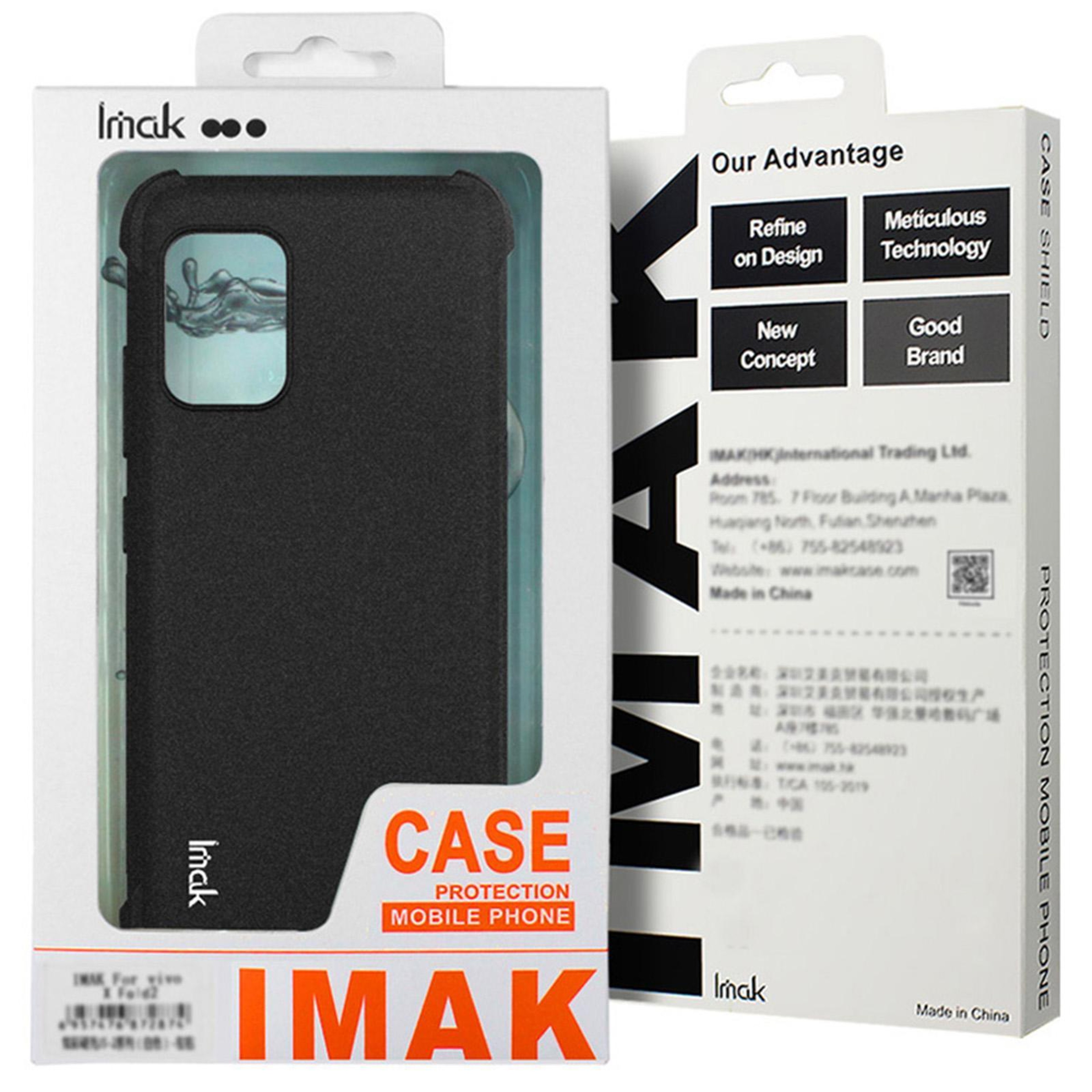 IMAK Shockproof TPU Phone Case for Xiaomi 15T 5G with Airbag Corners Matte Black – view 8