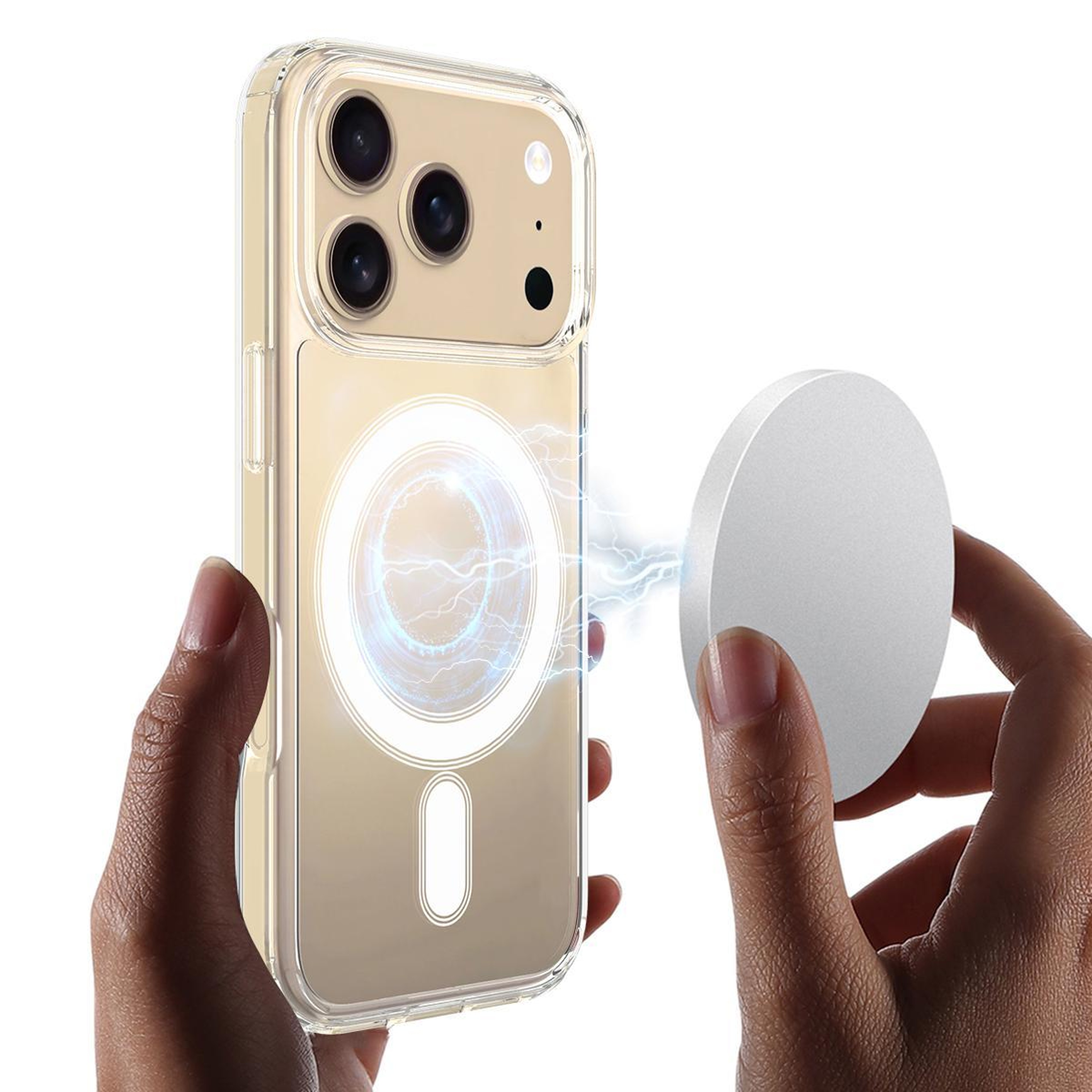 MagSafe Clear Hybrid Phone Case for iPhone 17 Pro Max Shockproof Transparent Protective Cover – view 5