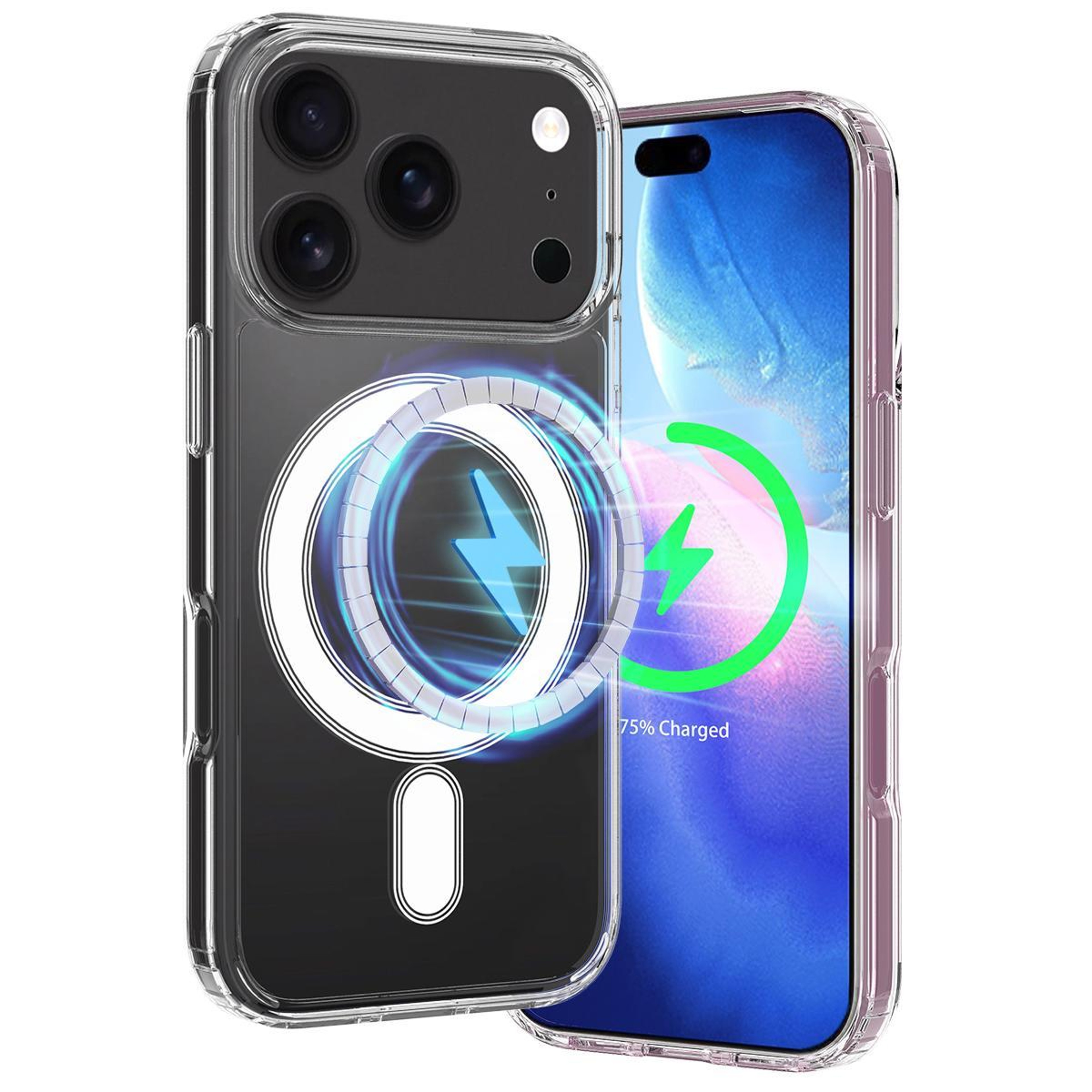 MagSafe Clear Hybrid Phone Case for iPhone 17 Pro Max Shockproof Transparent Protective Cover – view 7