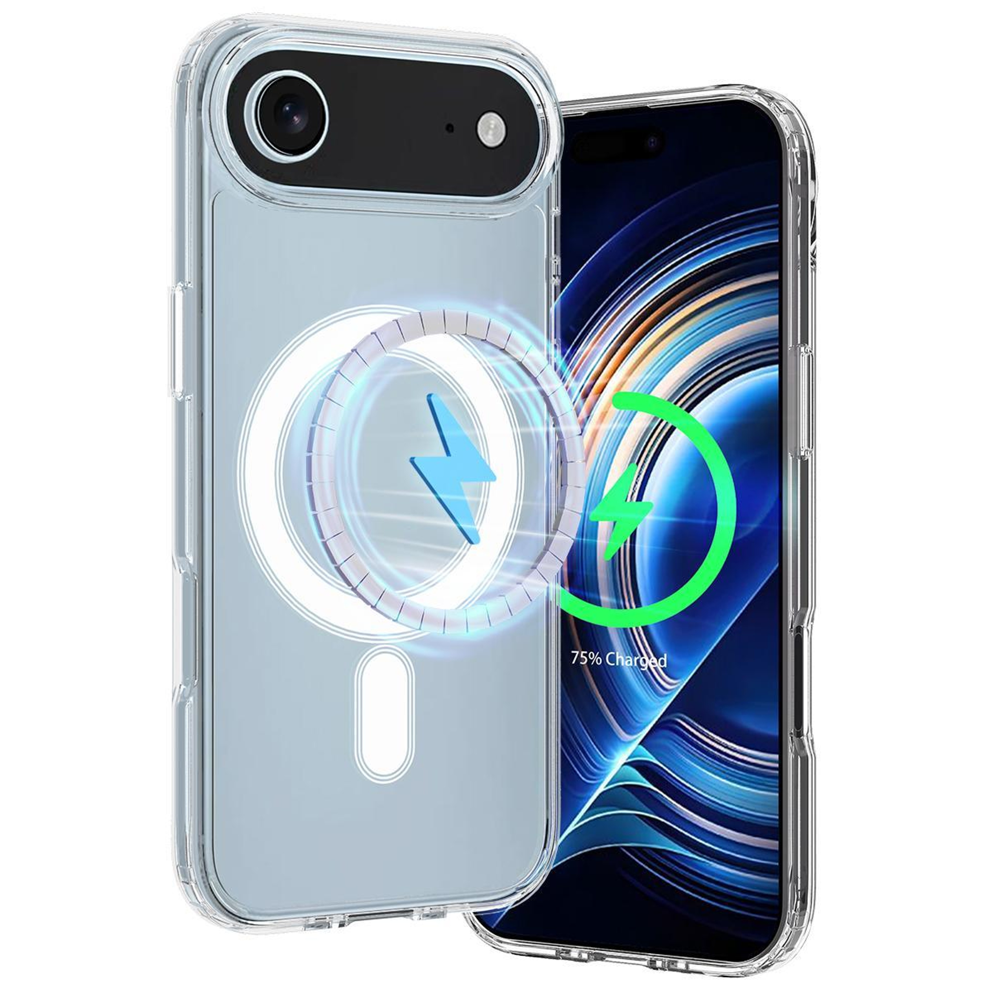 iPhone Air MagSafe Case Clear Hybrid TPU PC Protective Cover with Magnetic Wireless Charging – view 7