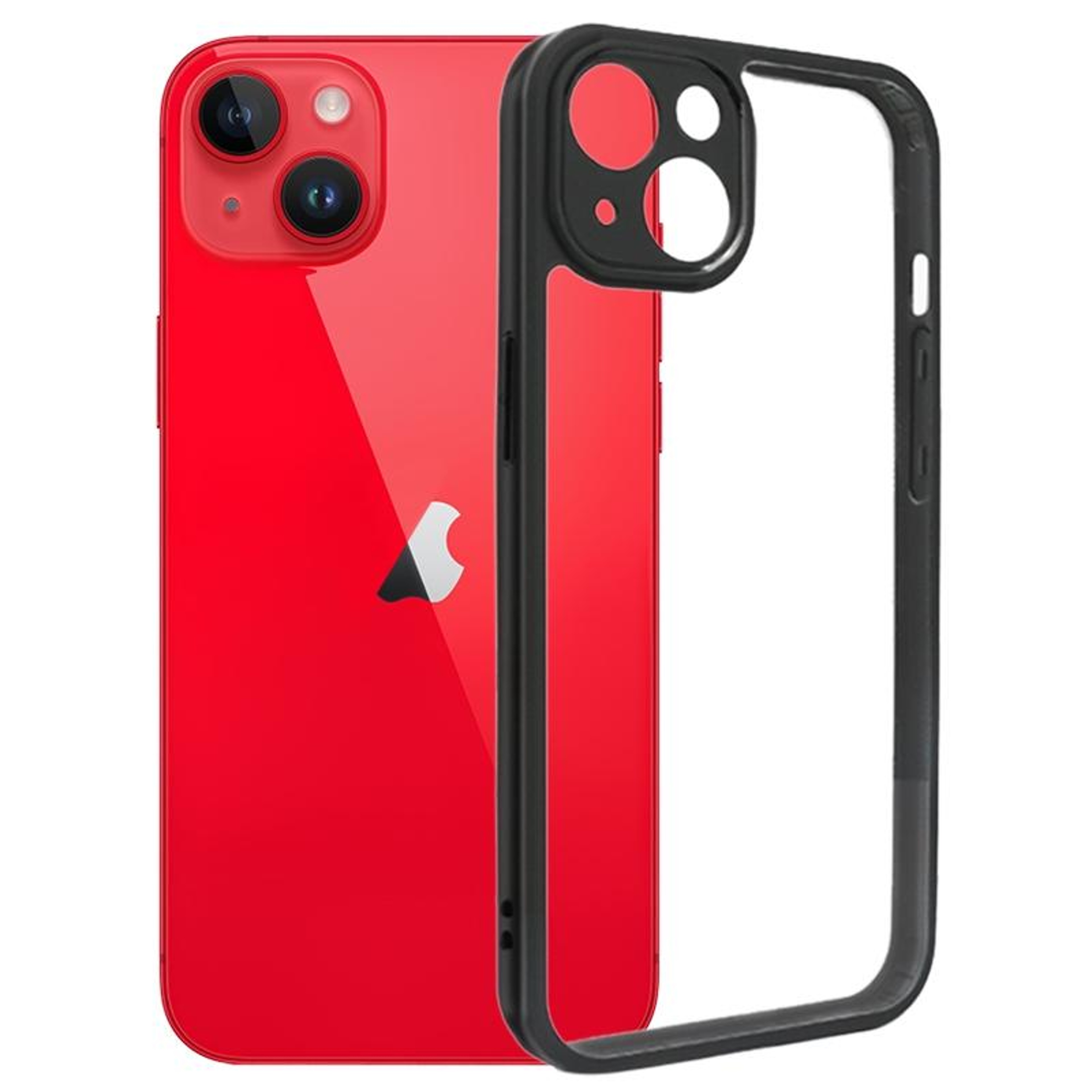 iPhone 14 Plus Case Clear Phone Case Frosted Shockproof TPU PC Protective Cover – view 1