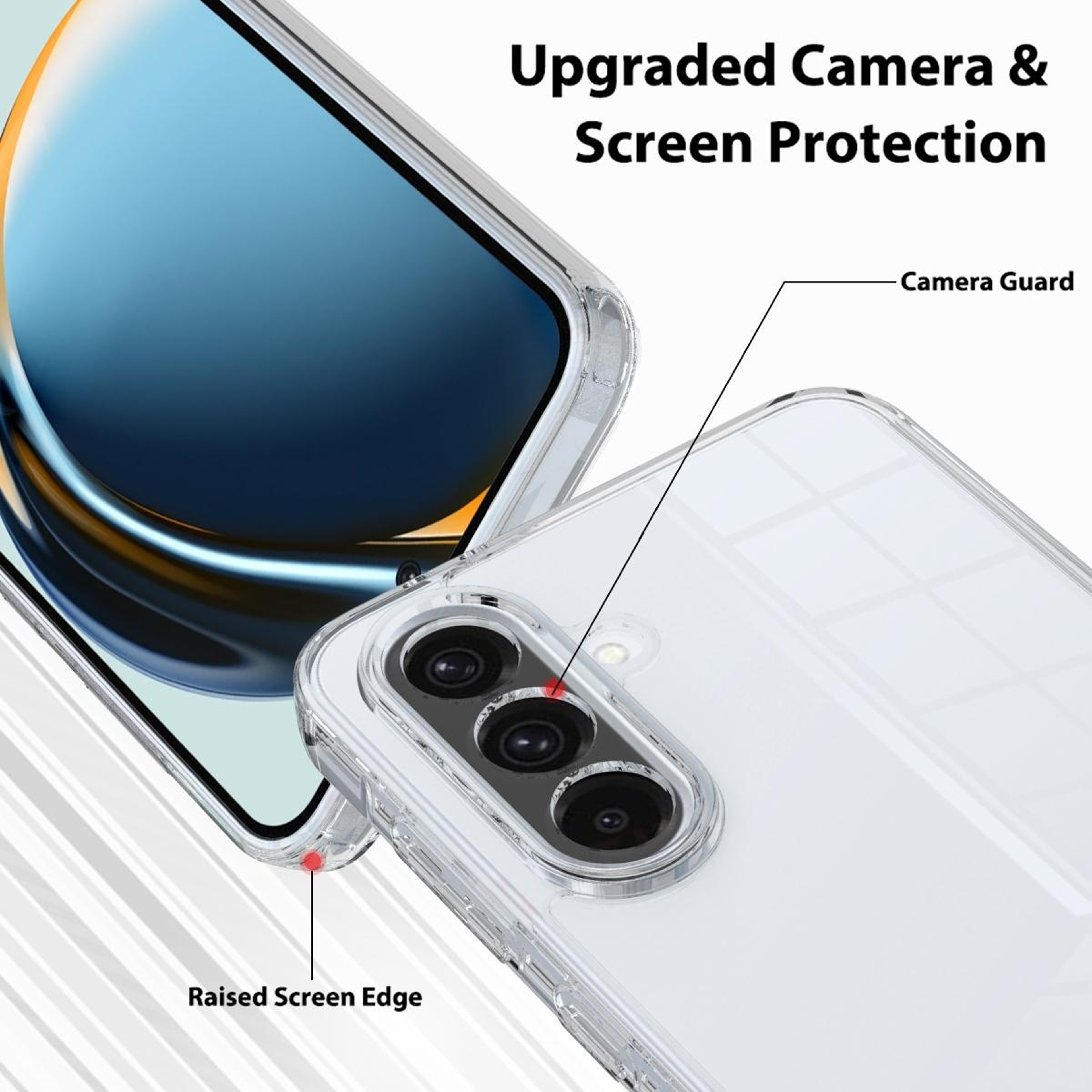 Samsung Galaxy A26 5G Clear Phone Case Scratchproof TPU Acrylic Transparent Protective Cover – view 6