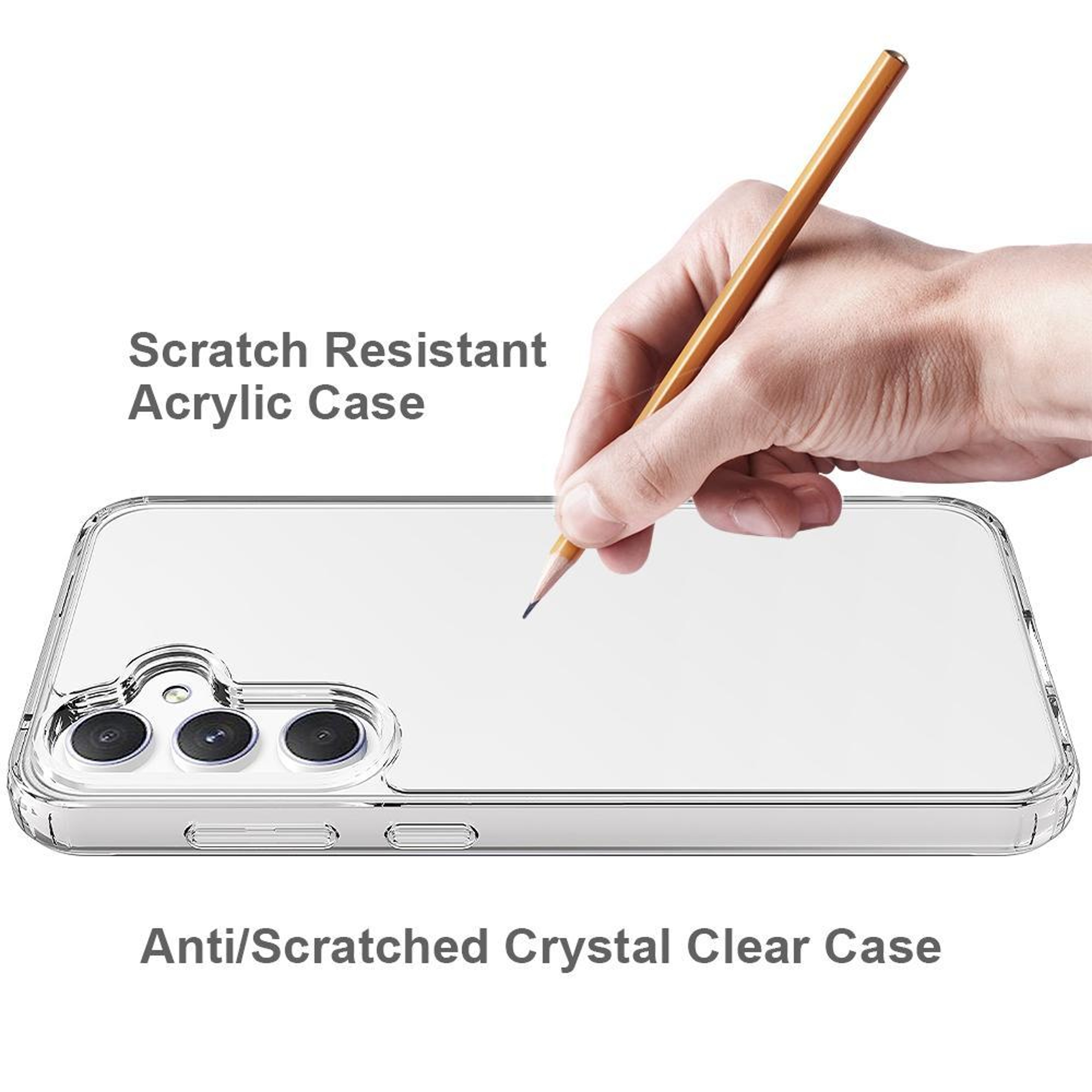 Samsung Galaxy S26 Plus Clear Phone Case Scratchproof TPU Acrylic Protective Cover – view 6
