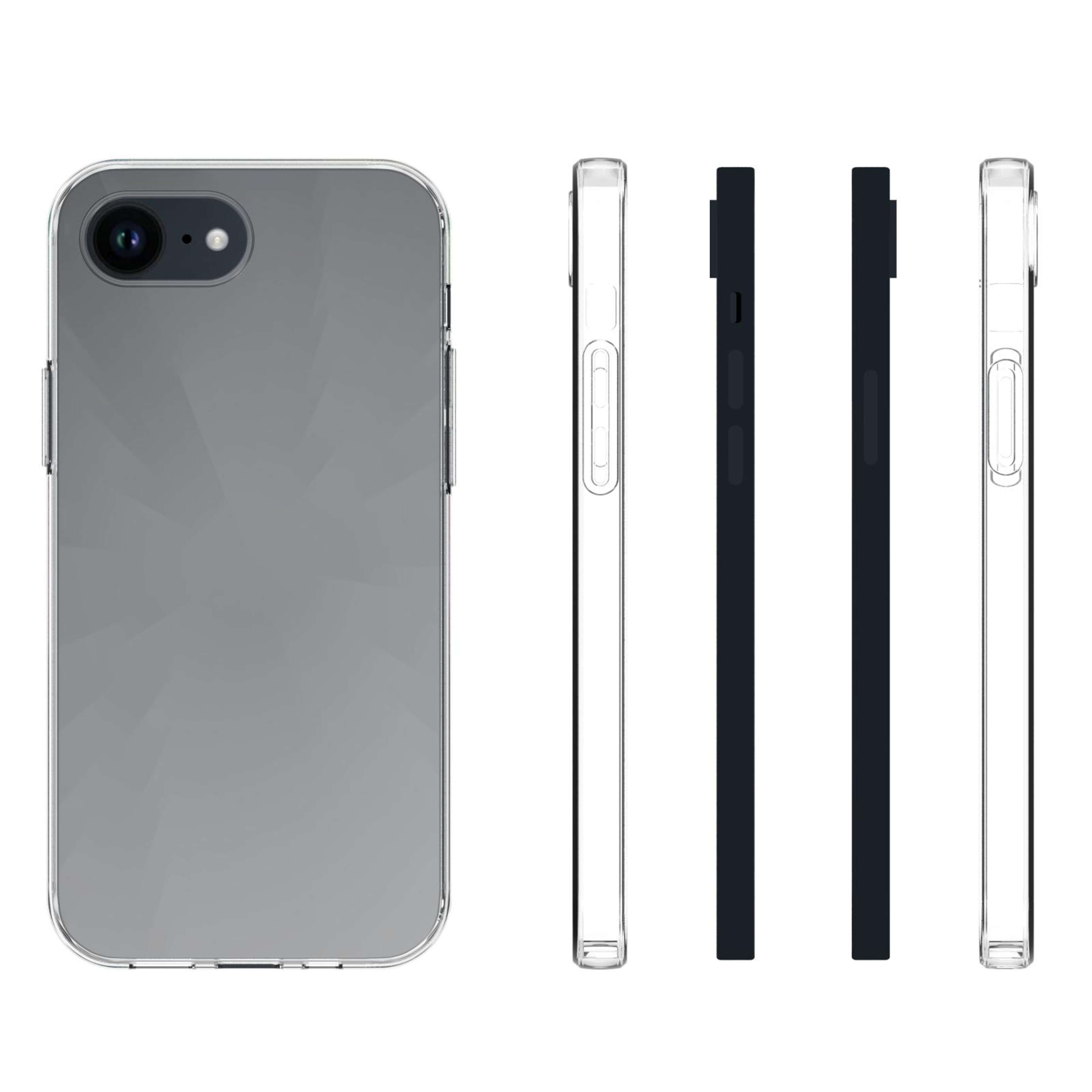 Crystal Clear iPhone 17e 16e TPU Case Slim Protective Transparent Phone Cover – view 2