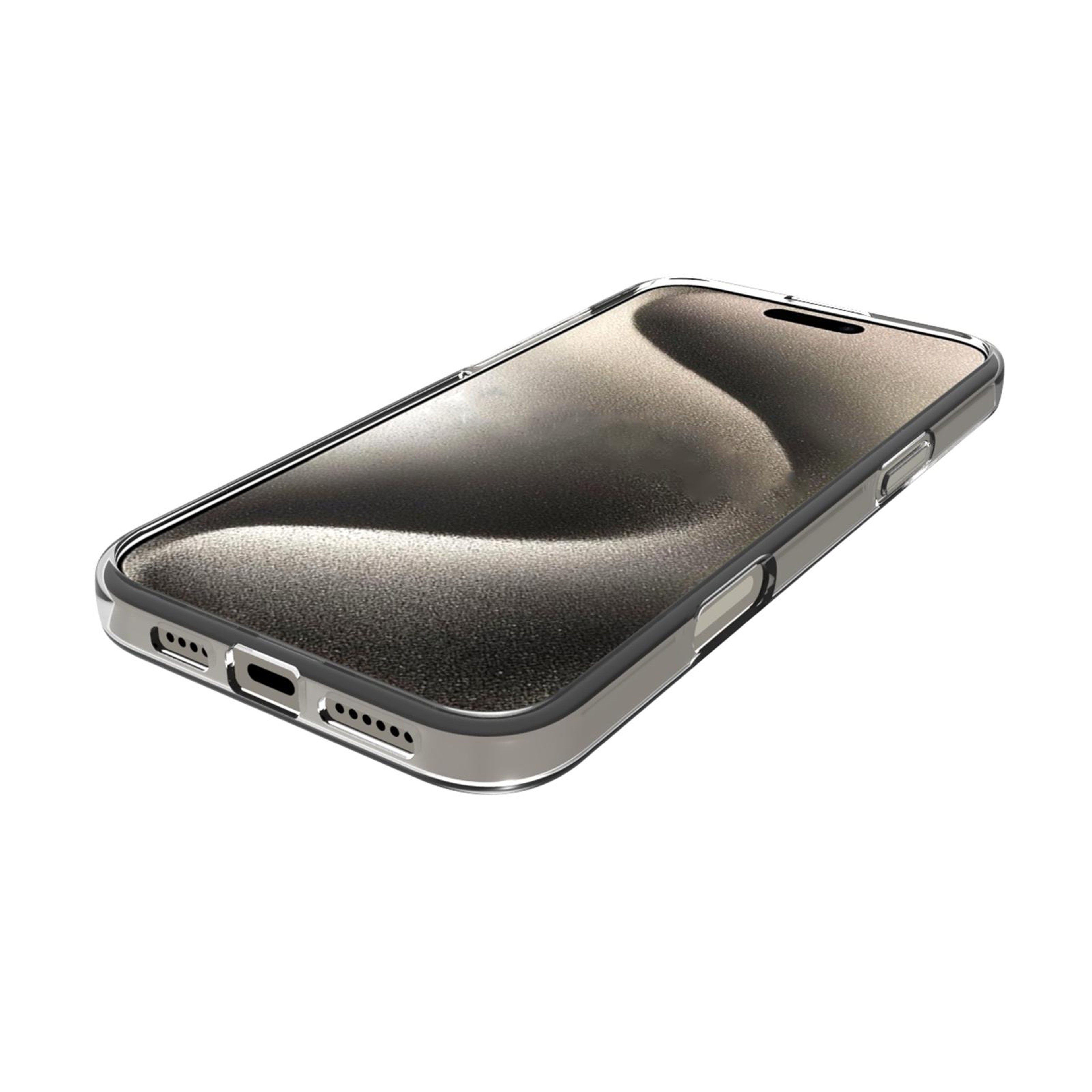 iPhone 16 Pro Max Clear TPU Case with Waterproof Textured Phone Case Shockproof Protection – view 5