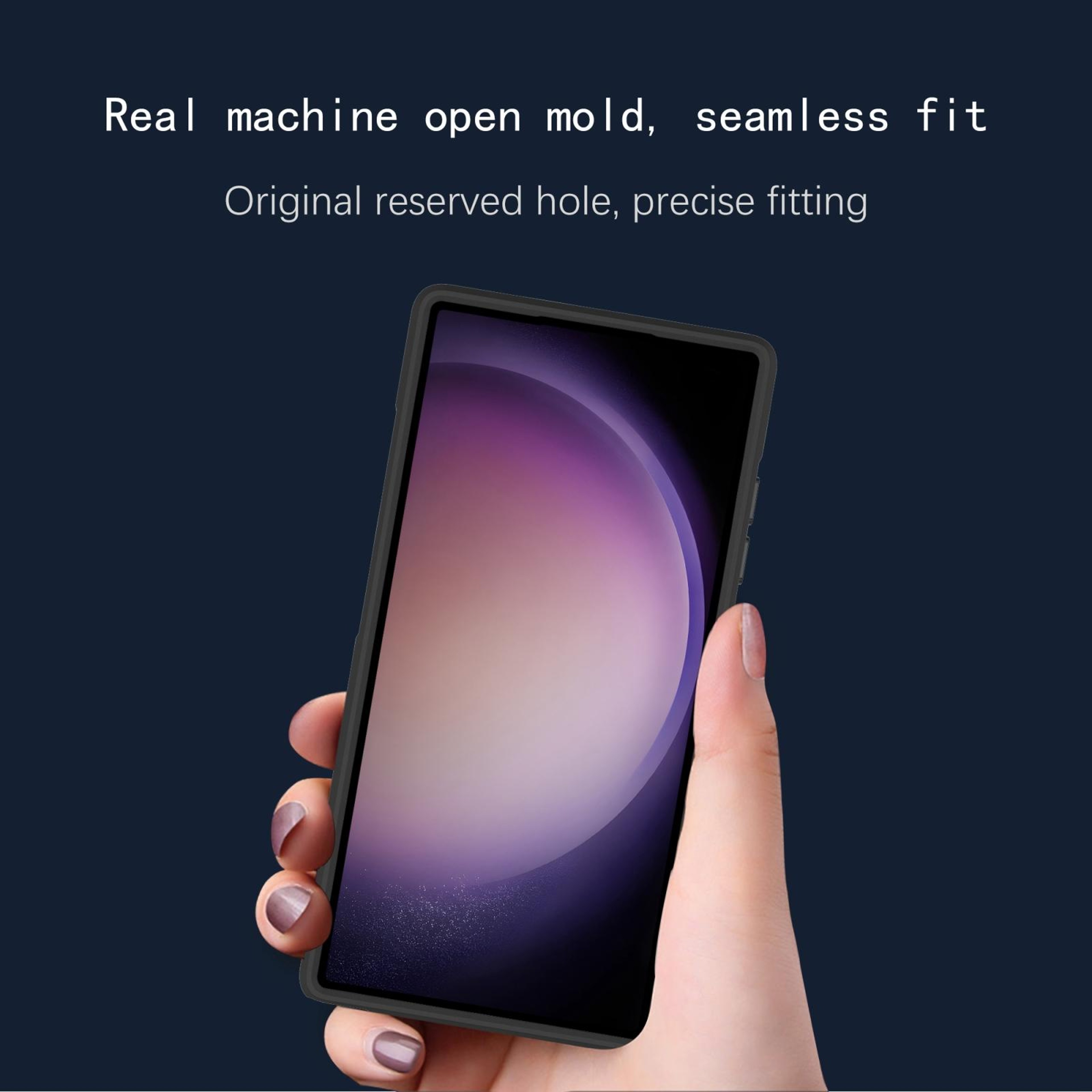 RedPepper Samsung Galaxy S23 Ultra Case Rugged Shockproof PC TPU Protective Phone Cover Black – view 5