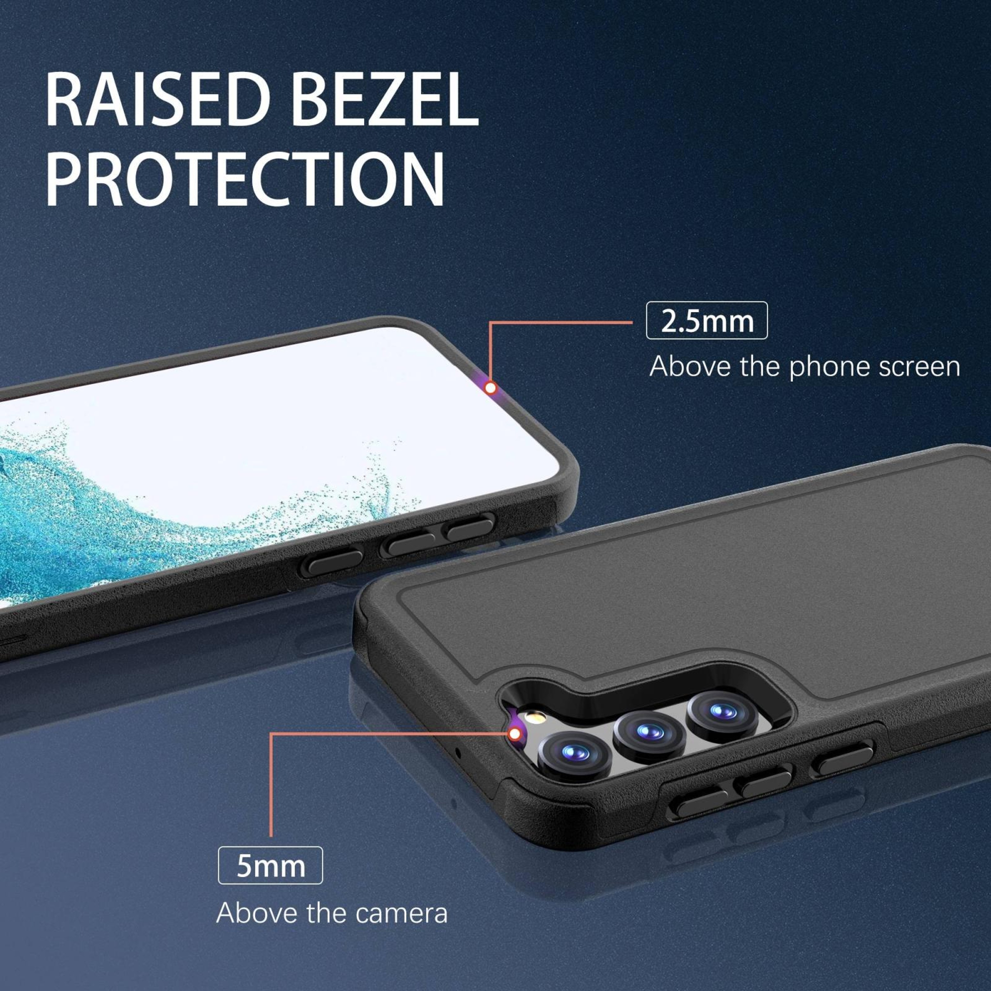 RedPepper Samsung Galaxy S23 Case Rugged Shockproof Phone Case with PC TPU Hybrid Protection – view 7