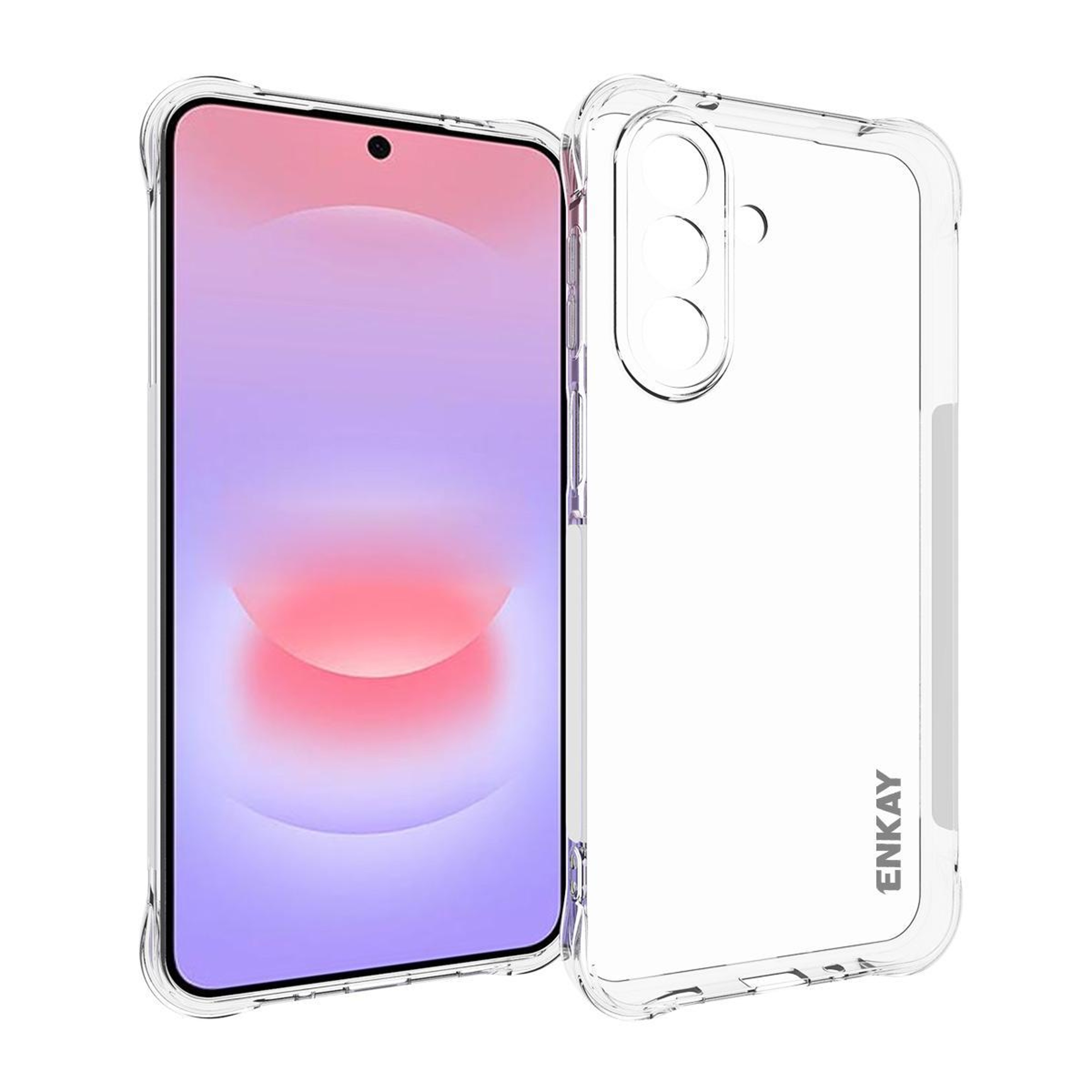 ENKAY Hat-Prince Galaxy A27 5G Clear Case Slim Shockproof TPU Phone Case Transparent Cover – view 1