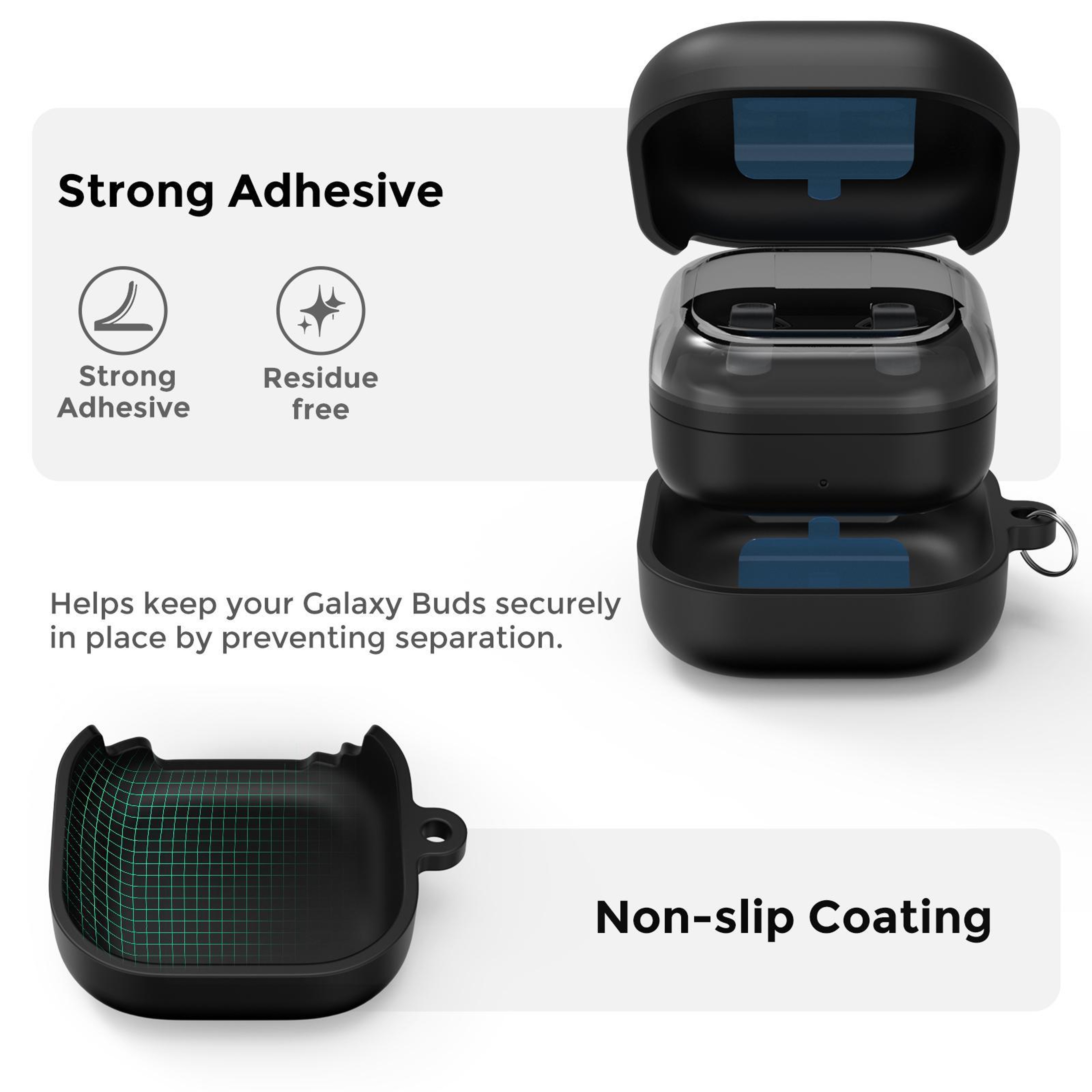 AhaStyle Silicone Split Protective Case For Samsung Galaxy Buds 4  Buds 4 Pro 6