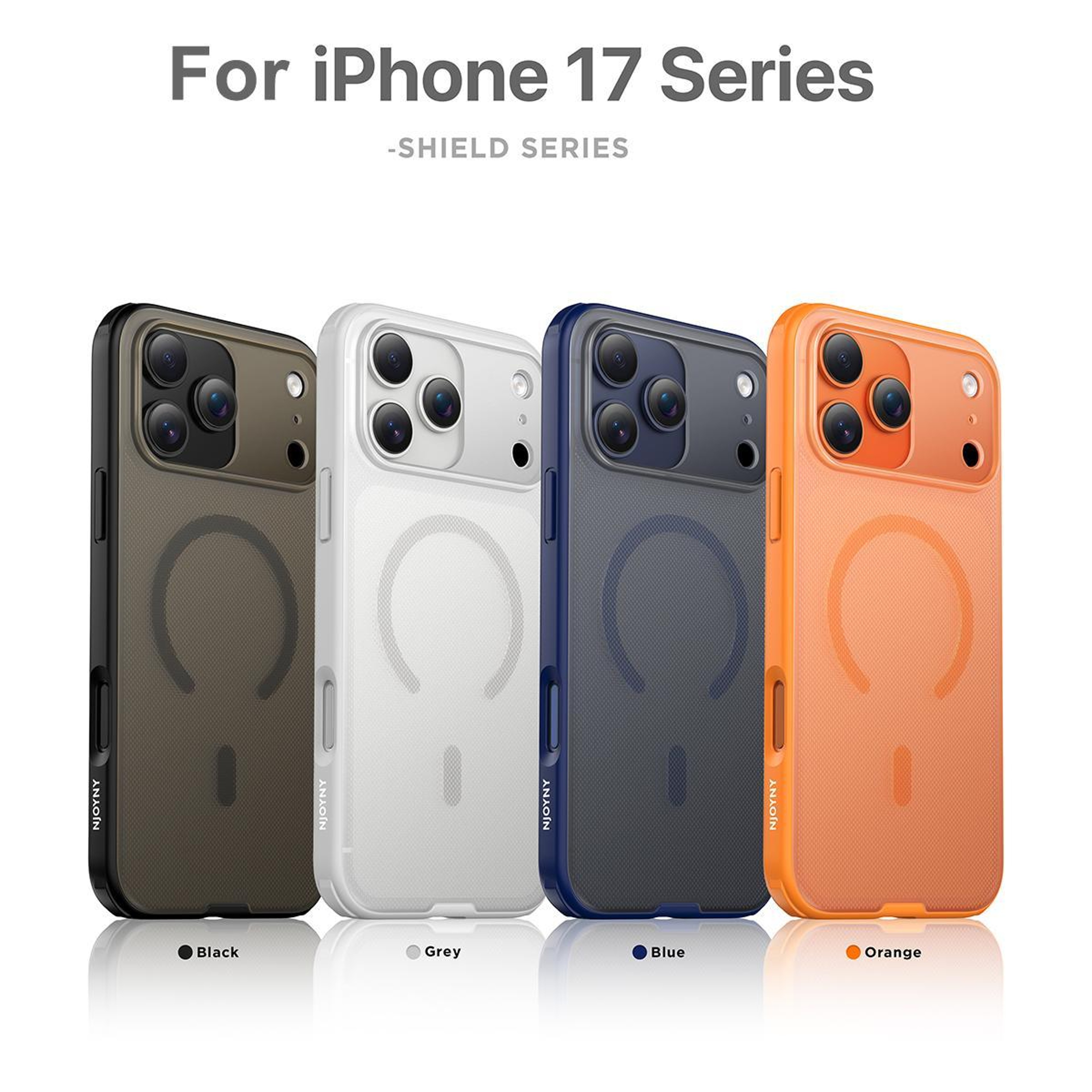 Magnetic IPhone 17 Pro Case MagSafe Compatible Frosted Shockproof Protective Cover 8