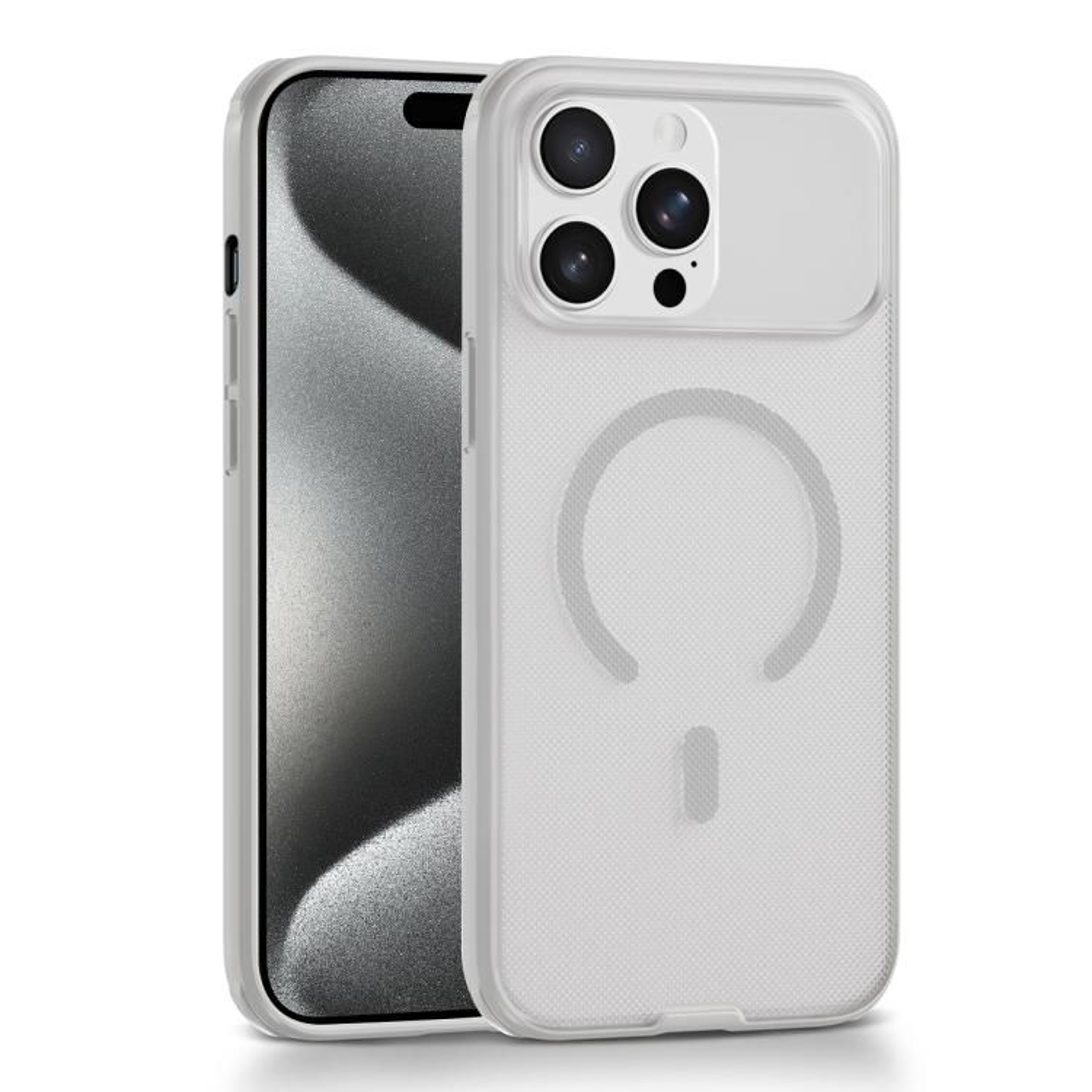 MagSafe IPhone 15 Pro Case Frosted Magnetic Slim Protective Cover 10