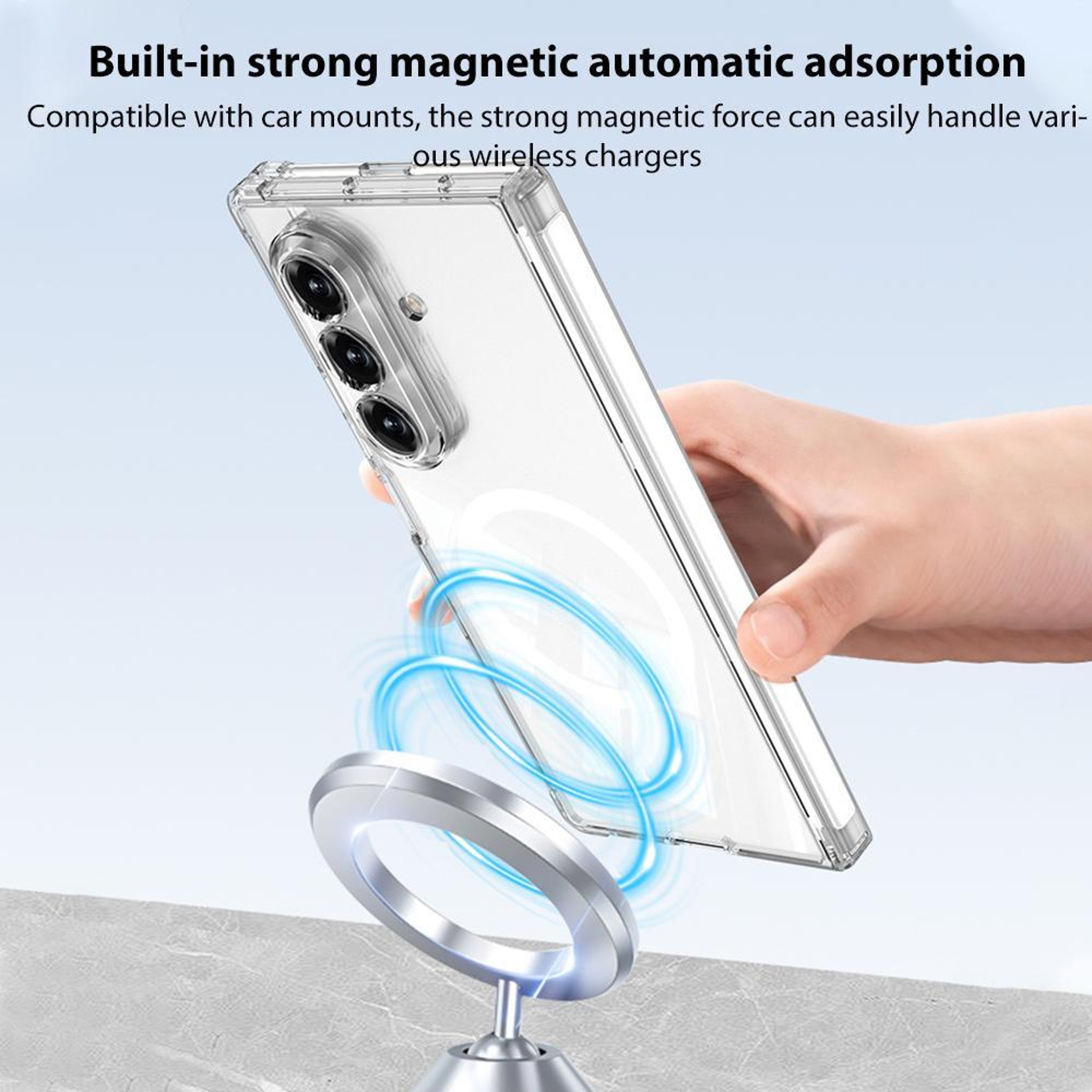 Samsung Galaxy Z Fold7 MagSafe Clear Hinge Protection Shockproof Phone Case – view 7