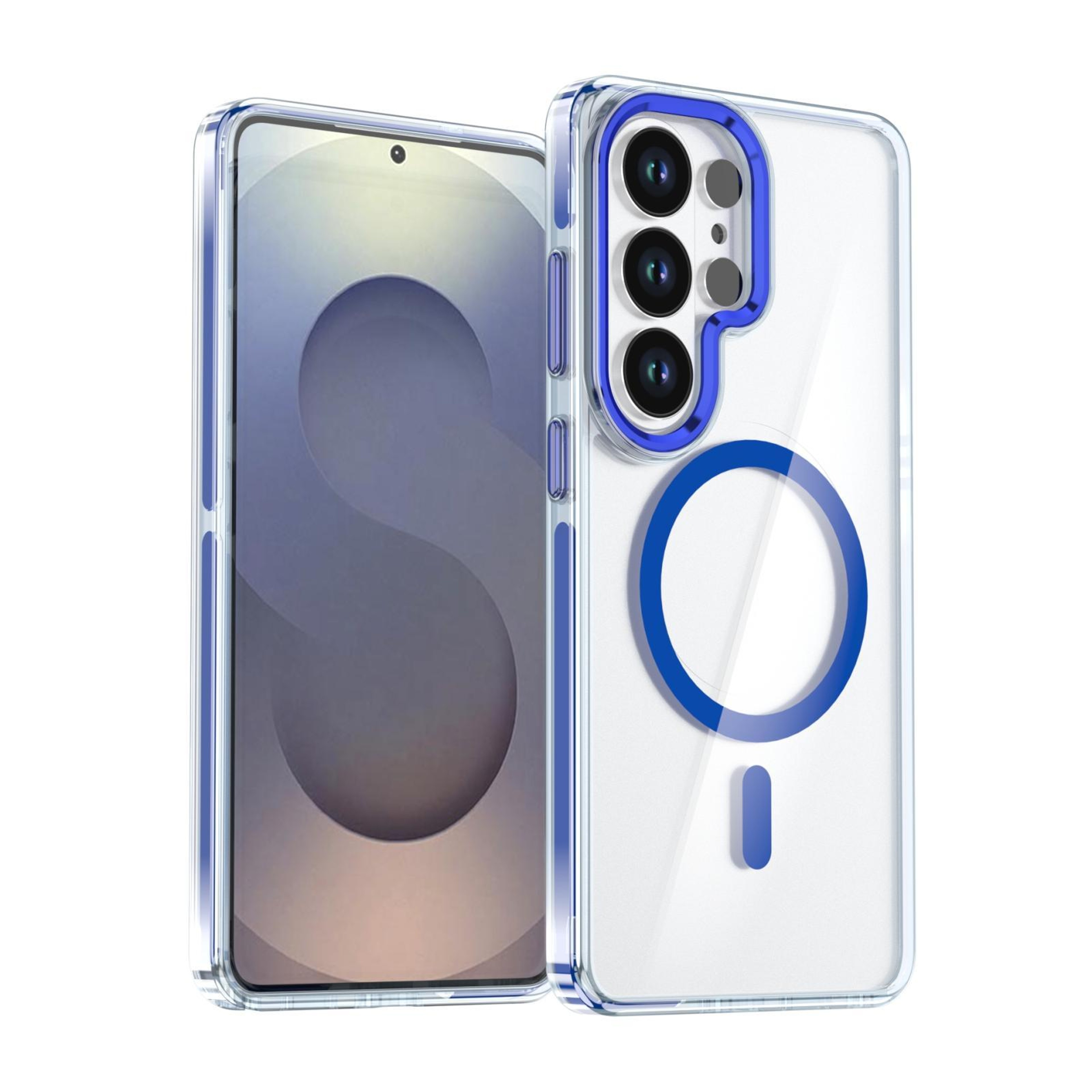 Samsung Galaxy S26 Ultra Magnetic Clear Phone Case Two Tone Transparent Shockproof Cover – view 9
