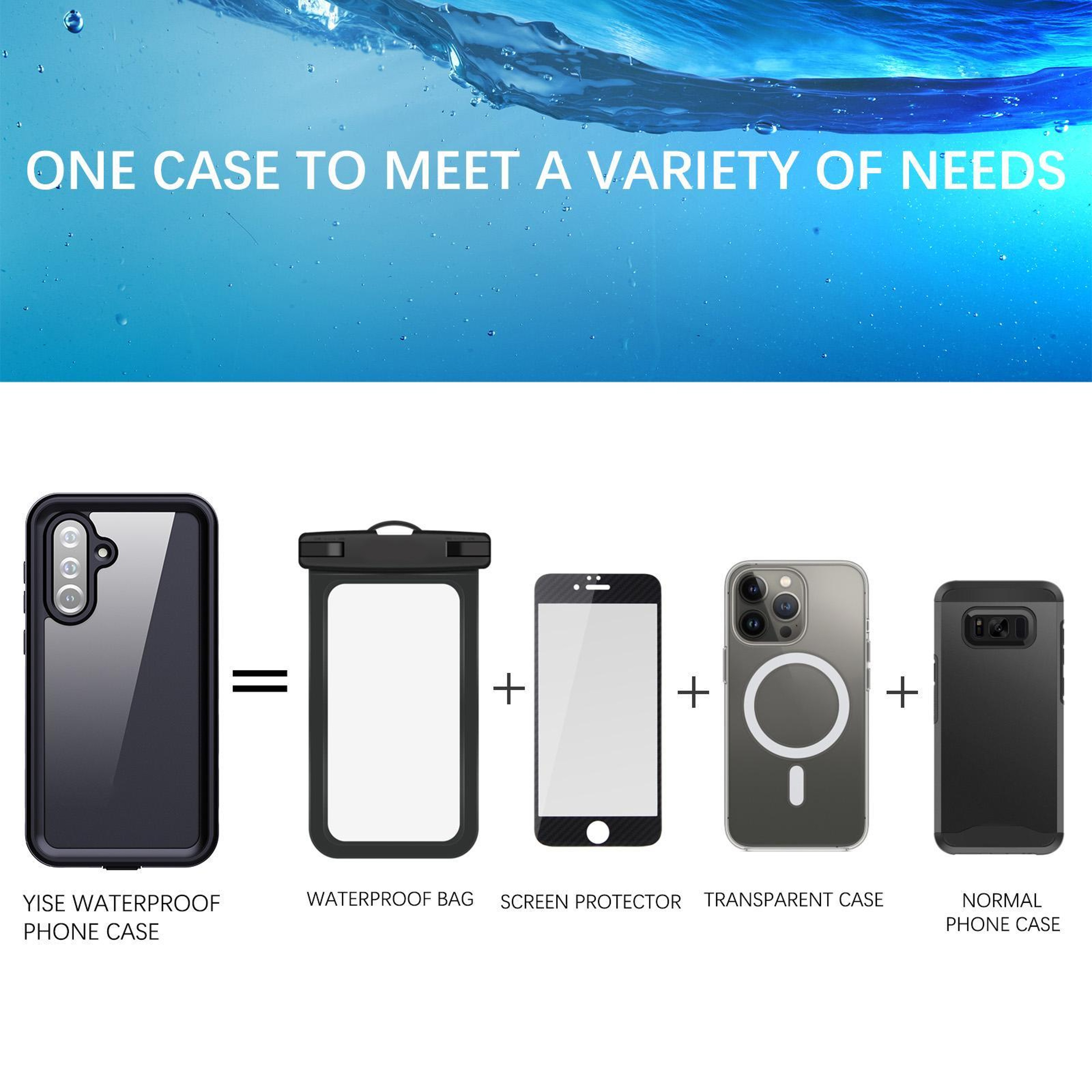 RedPepper Samsung Galaxy A36 Case Waterproof Shockproof Full Body Protective Phone Cover for Galaxy A36 A37 – view 3