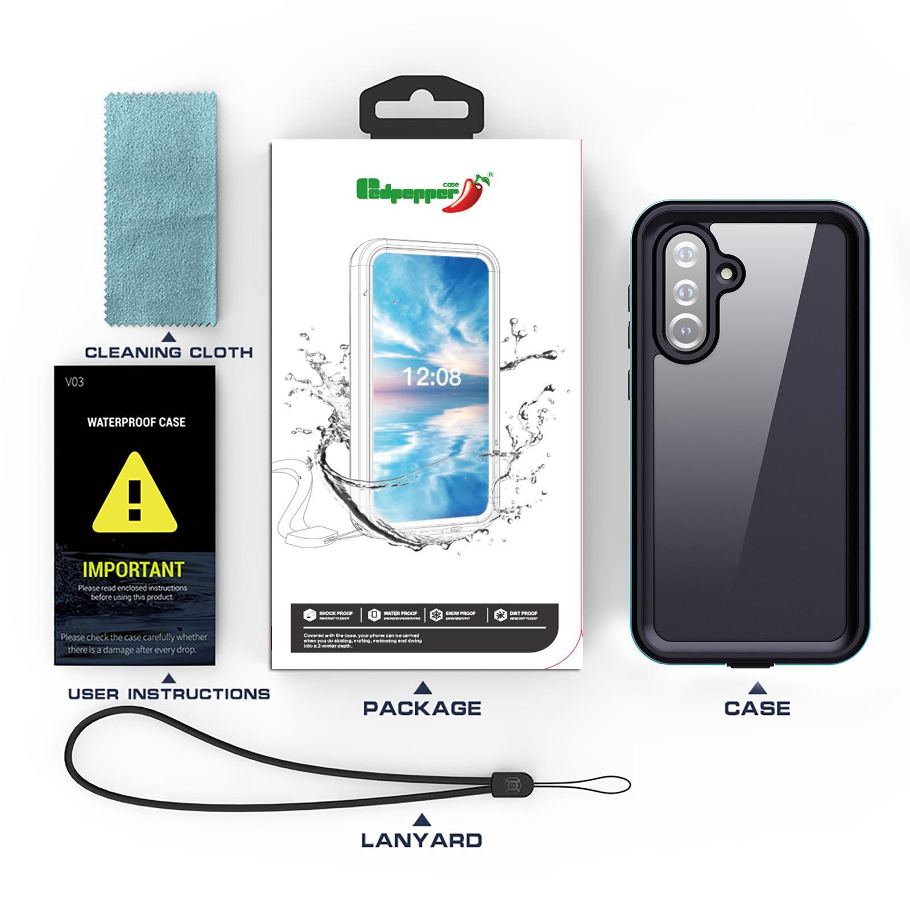 RedPepper Samsung Galaxy A36 Case Waterproof Shockproof Full Body Protective Phone Cover for Galaxy A36 A37 – view 5