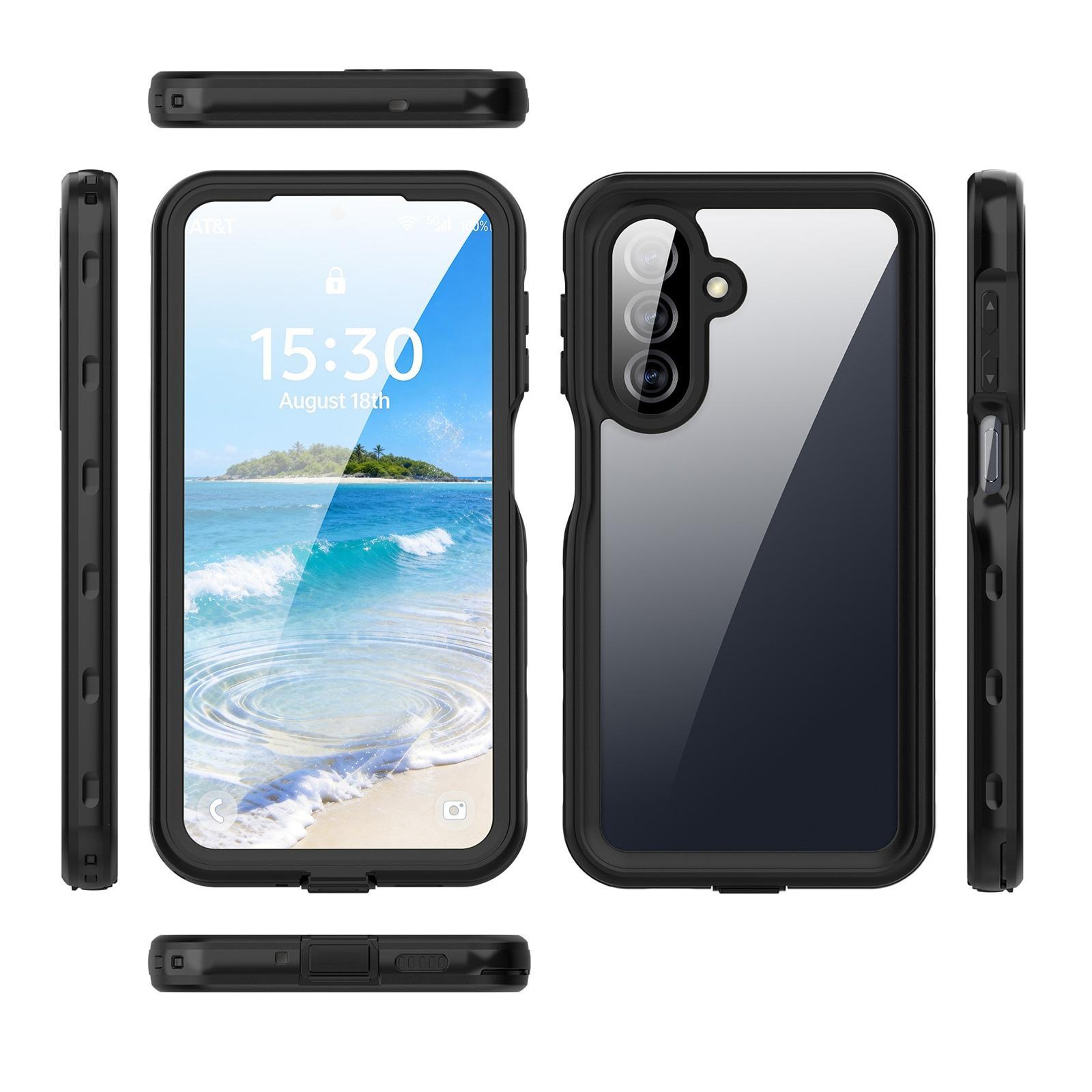 RedPepper Galaxy A27 5G Waterproof Case Shockproof Clear PC TPU Protective Phone Cover – view 2