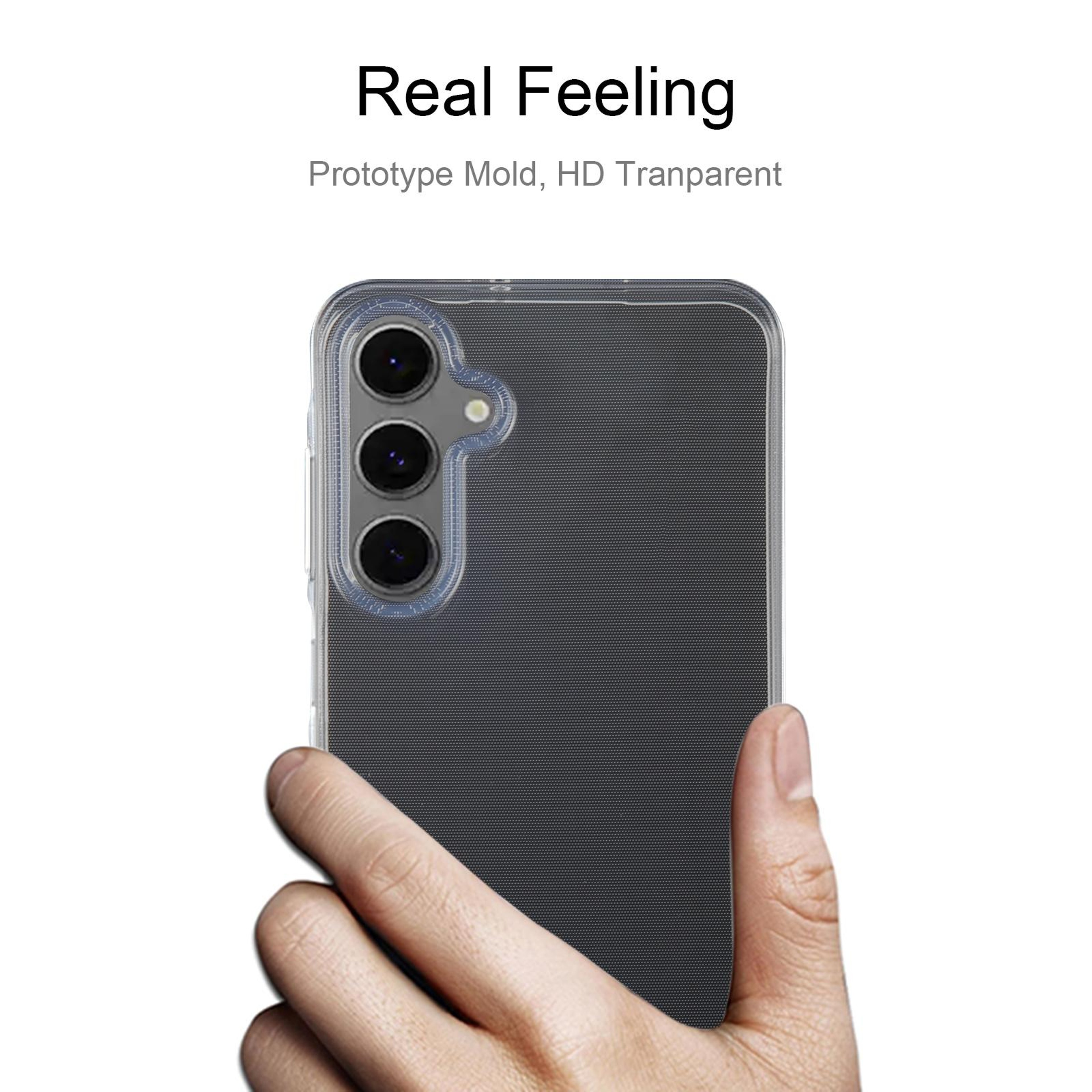 Samsung Galaxy S24 FE Clear TPU Phone Case Ultra Thin Transparent Protective Cover – view 3