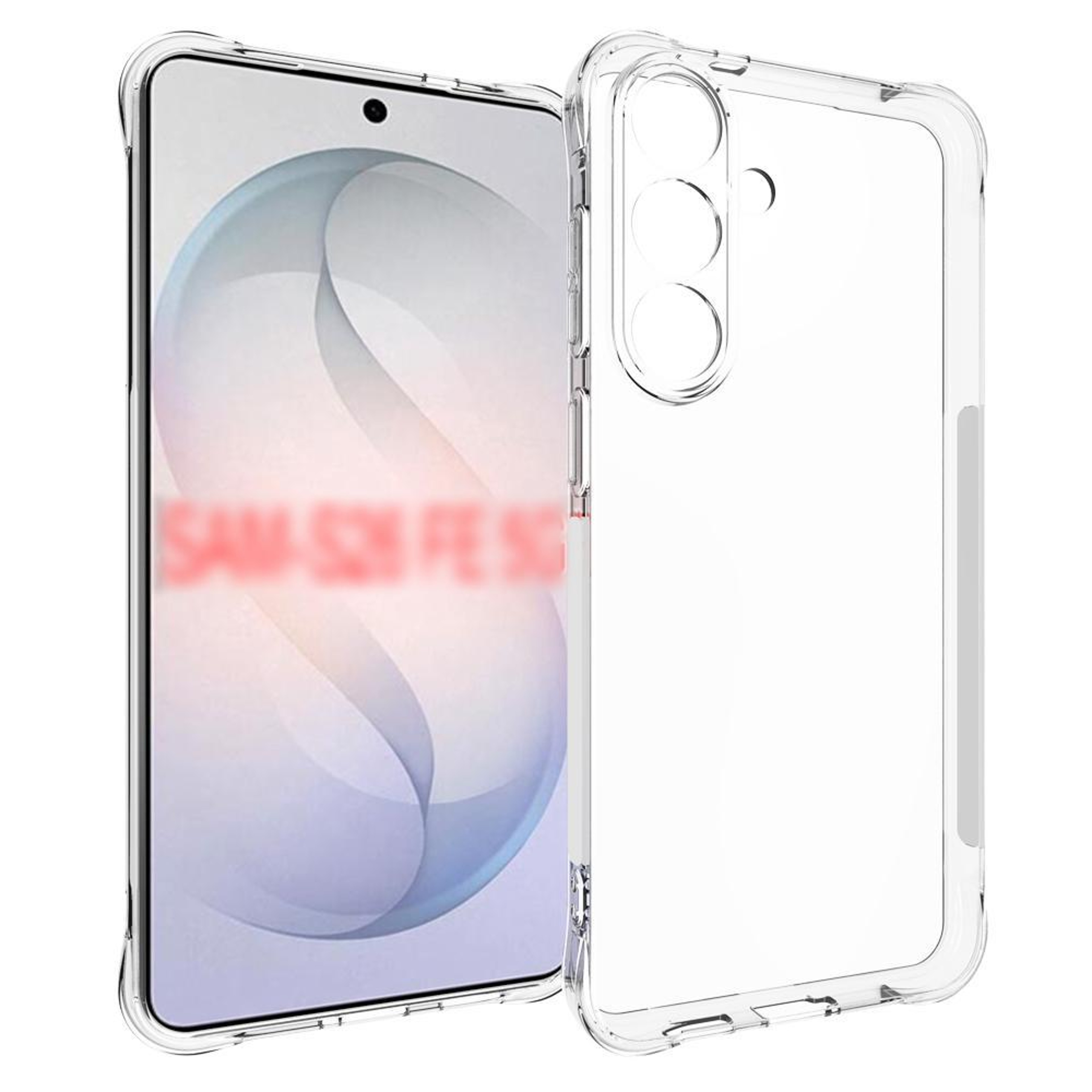 Galaxy S26 FE 5G Shockproof Phone Case Clear Transparent TPU Case with Non Slip Grip – view 1