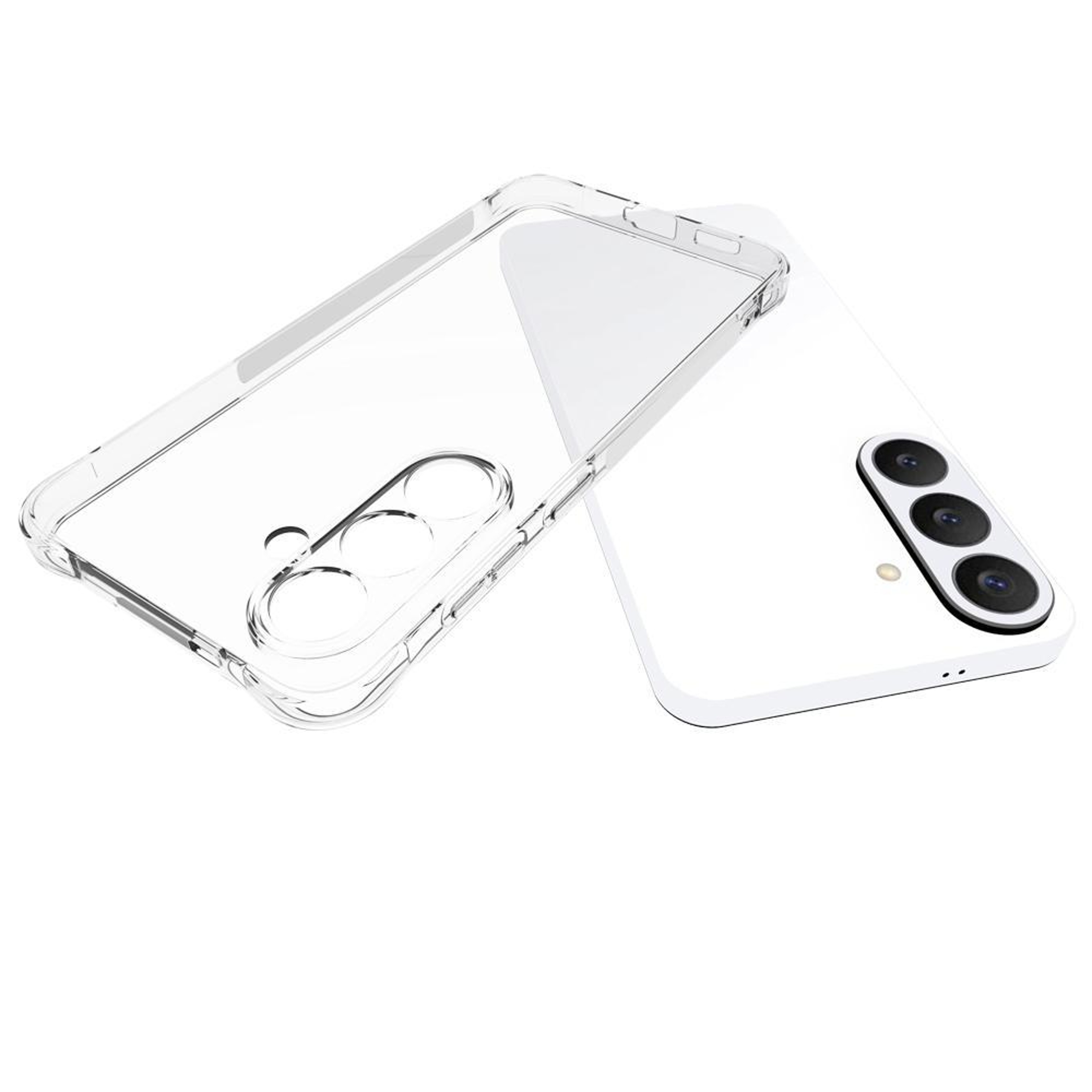 Galaxy S26 FE 5G Shockproof Phone Case Clear Transparent TPU Case with Non Slip Grip – view 3