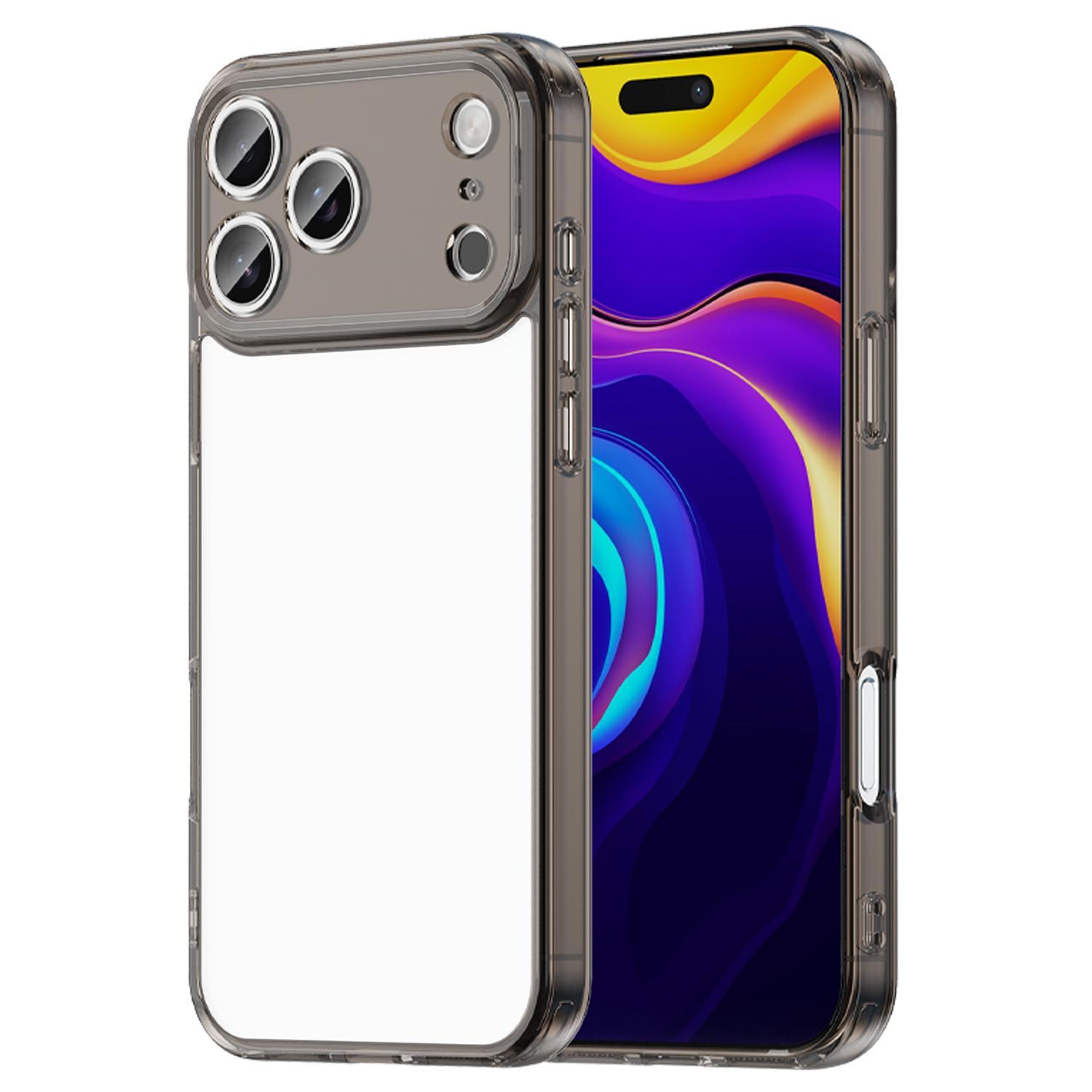 IPhone 17 Pro Max Shockproof Phone Case Clear Hybrid TPU PC Airbag Protective Cover 0