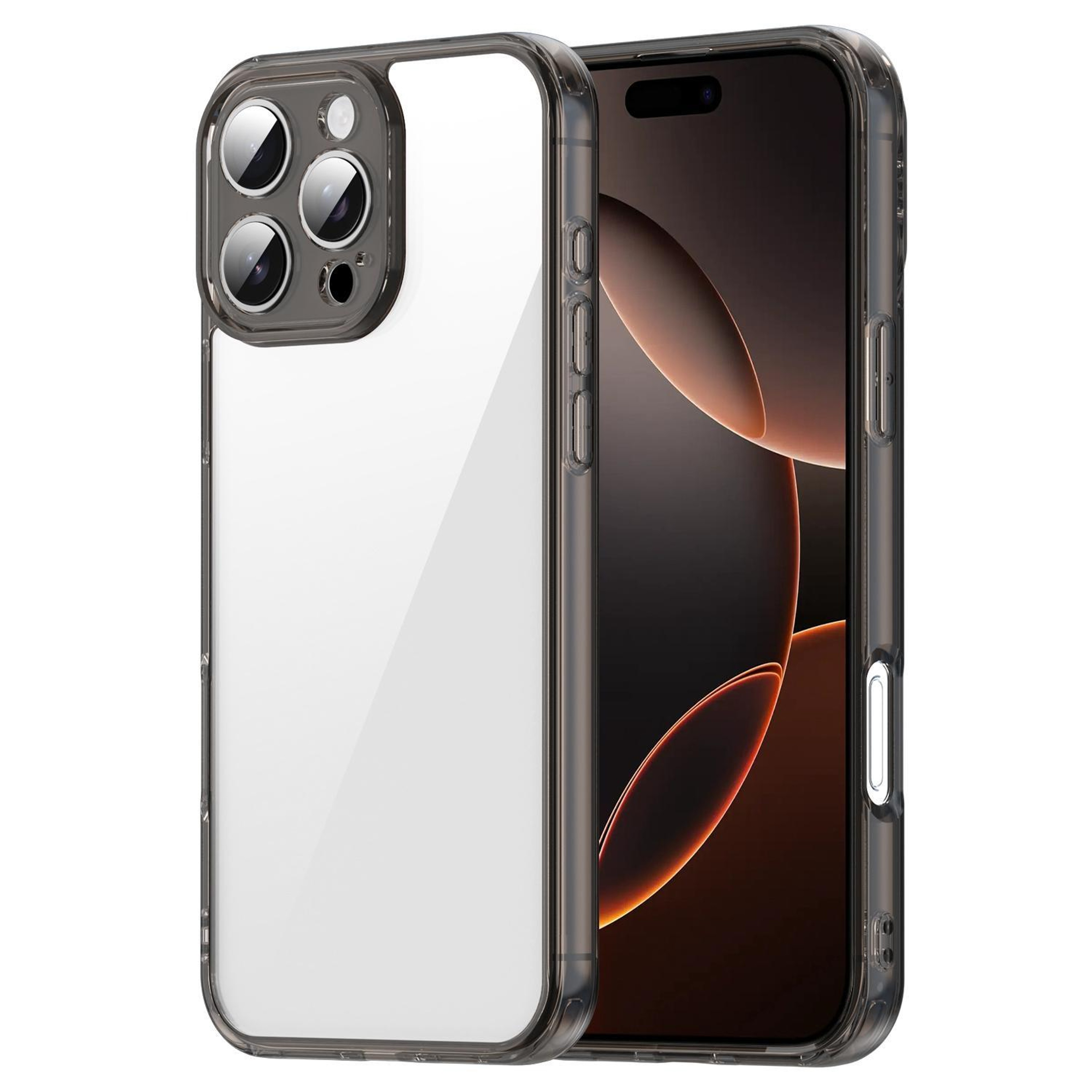 IPhone 16 Pro Max Shockproof Phone Case Hybrid TPU PC Airbag Protective Cover 0
